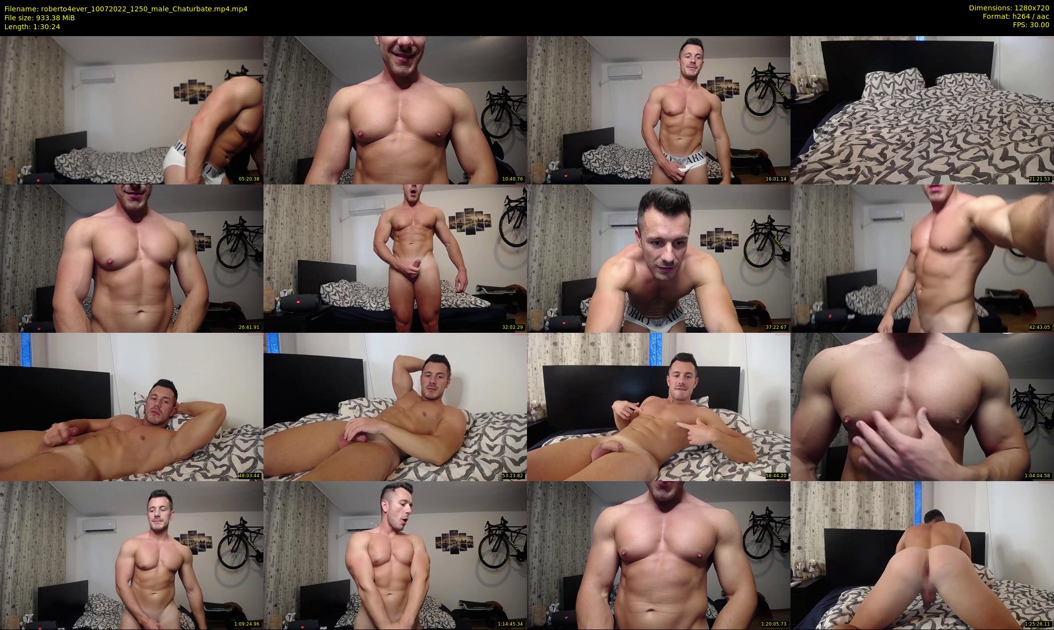 roberto4ever — 91 minute Chaturbate male cam show recording, 720p, Jul 10, 2022