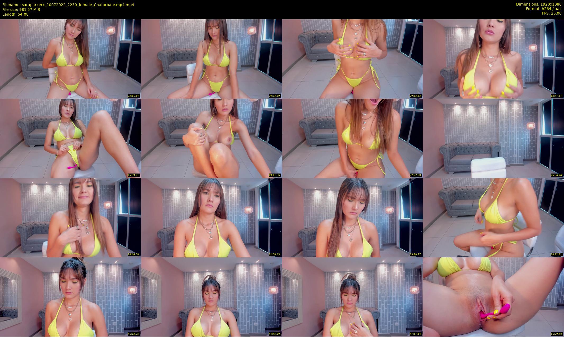 saraparkerx — 55 minute Chaturbate female cam show recording, 1080p, Jul 10, 2022