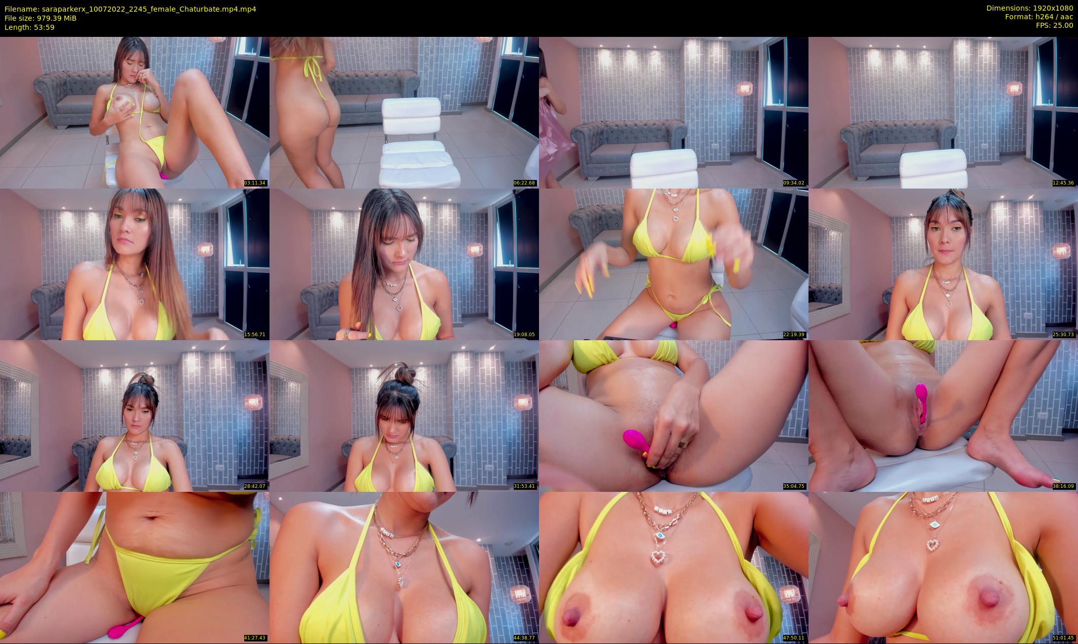 saraparkerx — 54 minute Chaturbate female cam show recording, 1080p, Jul 10, 2022