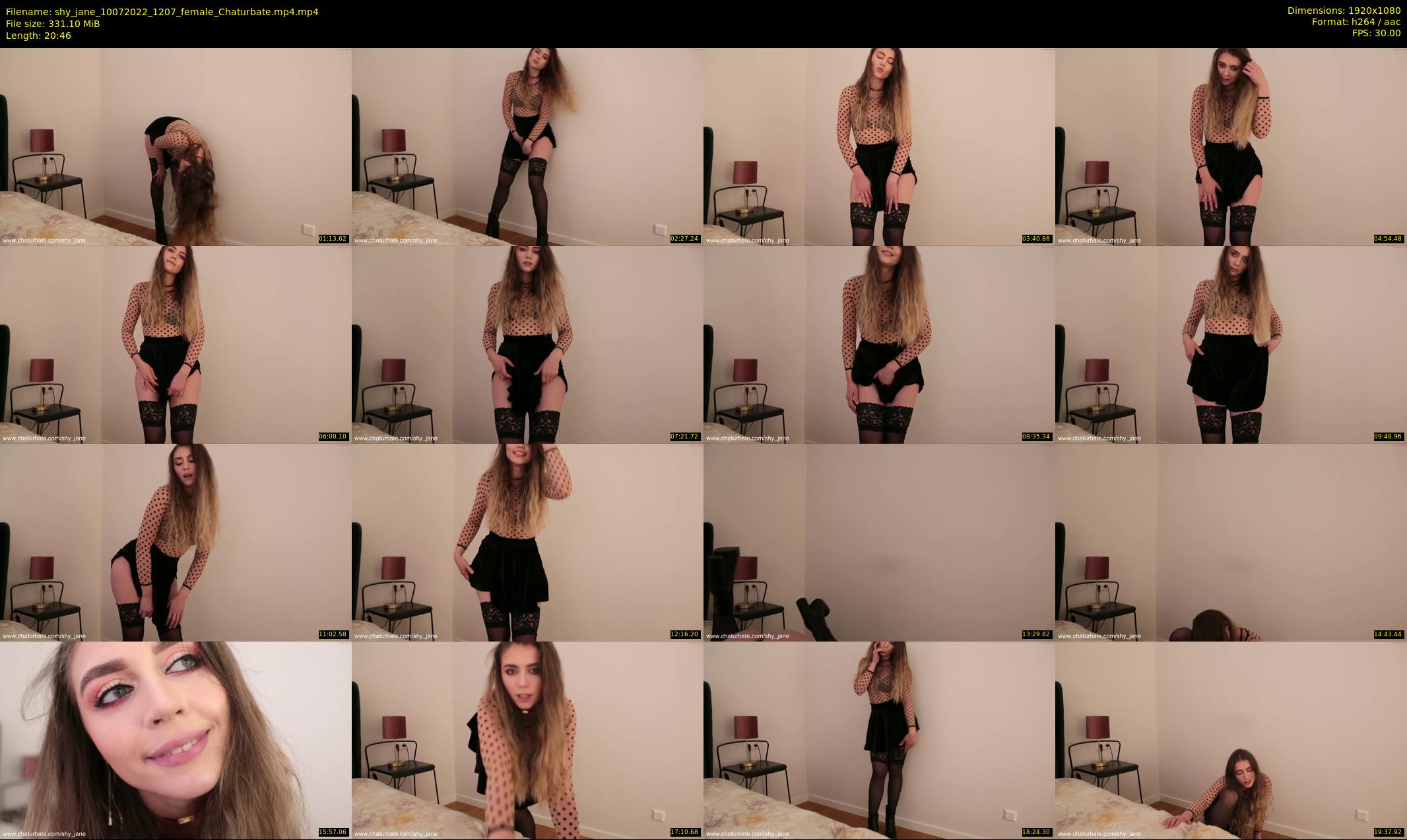 shy_jane — 21 minute Chaturbate female cam show recording, 1080p, Jul 10, 2022