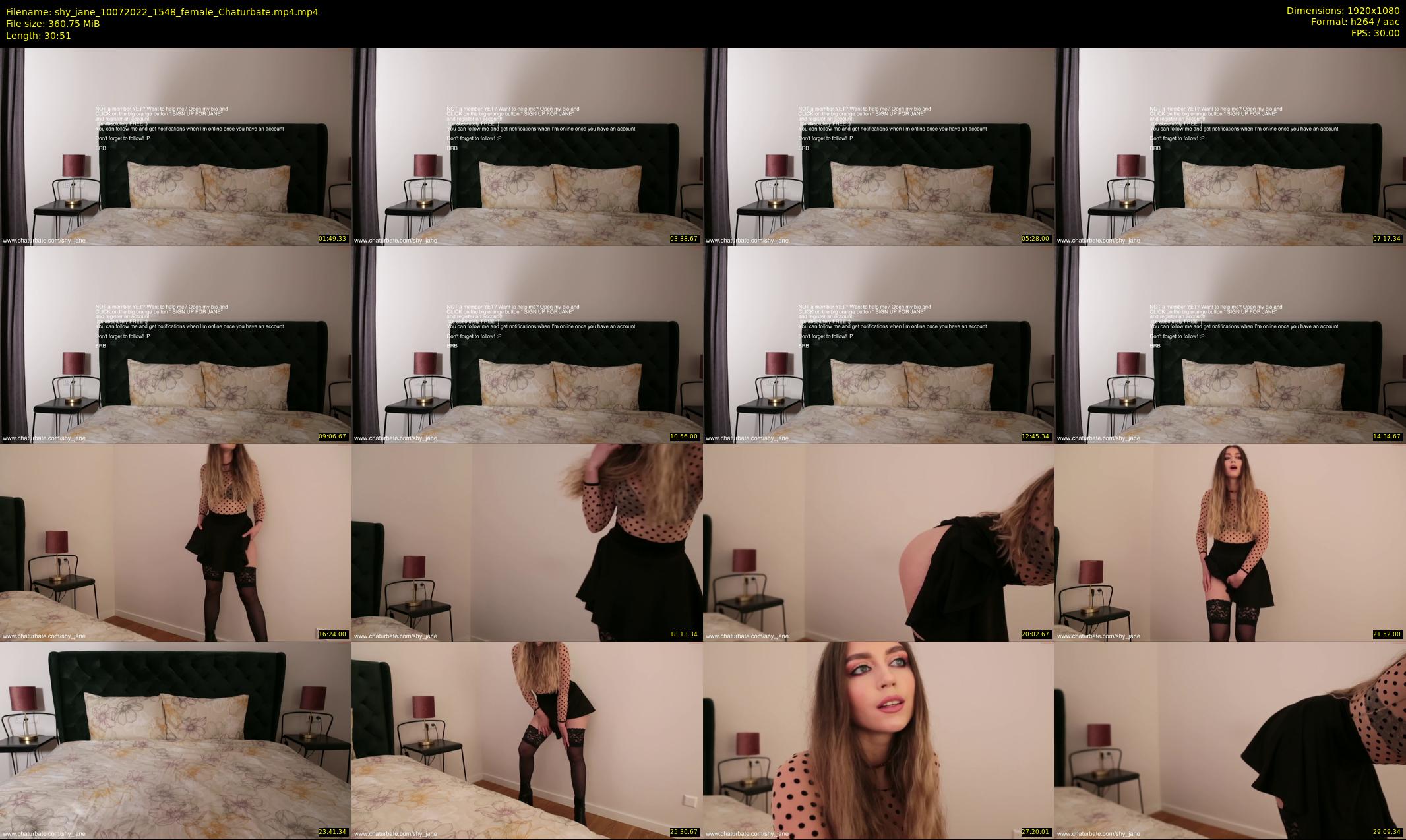 shy_jane — 31 minute Chaturbate female cam show recording, 1080p, Jul 10, 2022