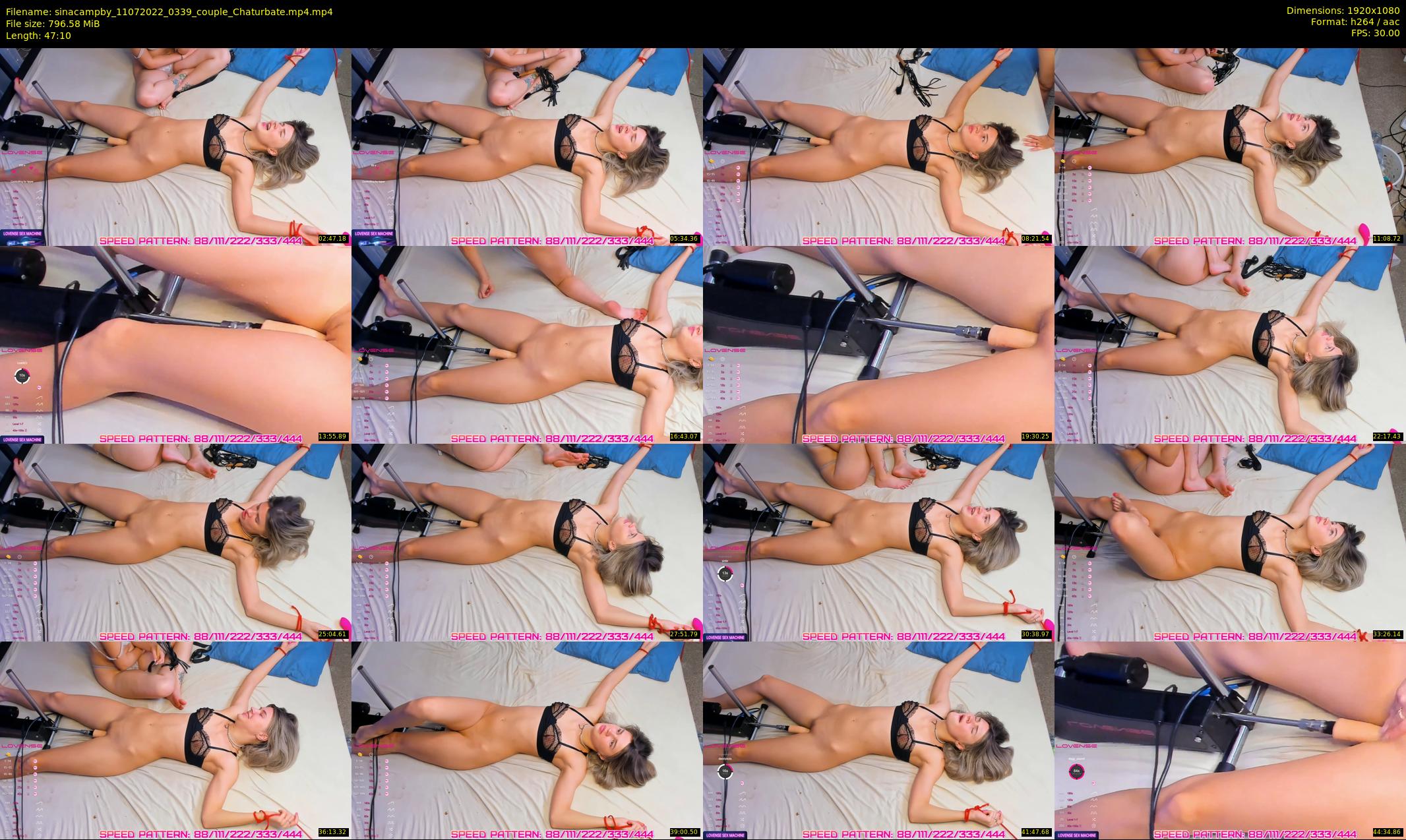 sinacampby — 48 minute Chaturbate couple cam show recording, 1080p, Jul 11, 2022