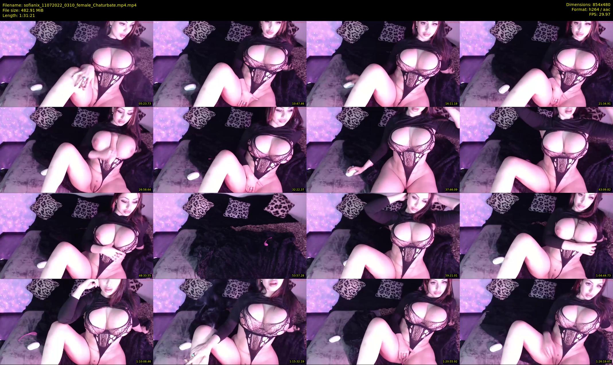 sofianix — 92 minute Chaturbate female cam show recording, 480p, Jul 11, 2022
