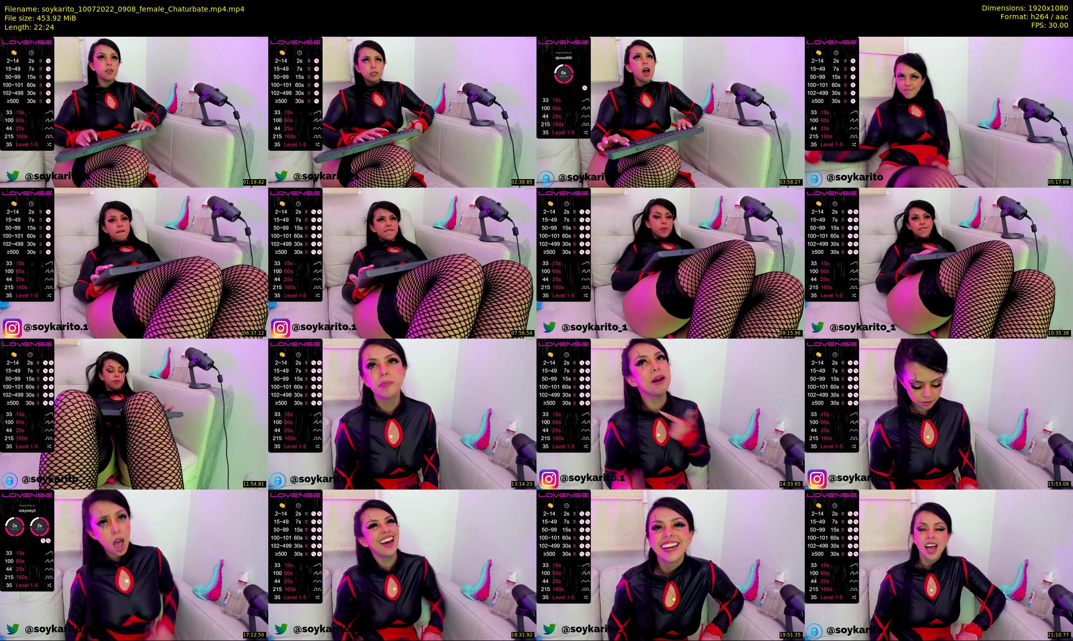 soykarito — 23 minute Chaturbate female cam show recording, 1080p, Jul 10, 2022