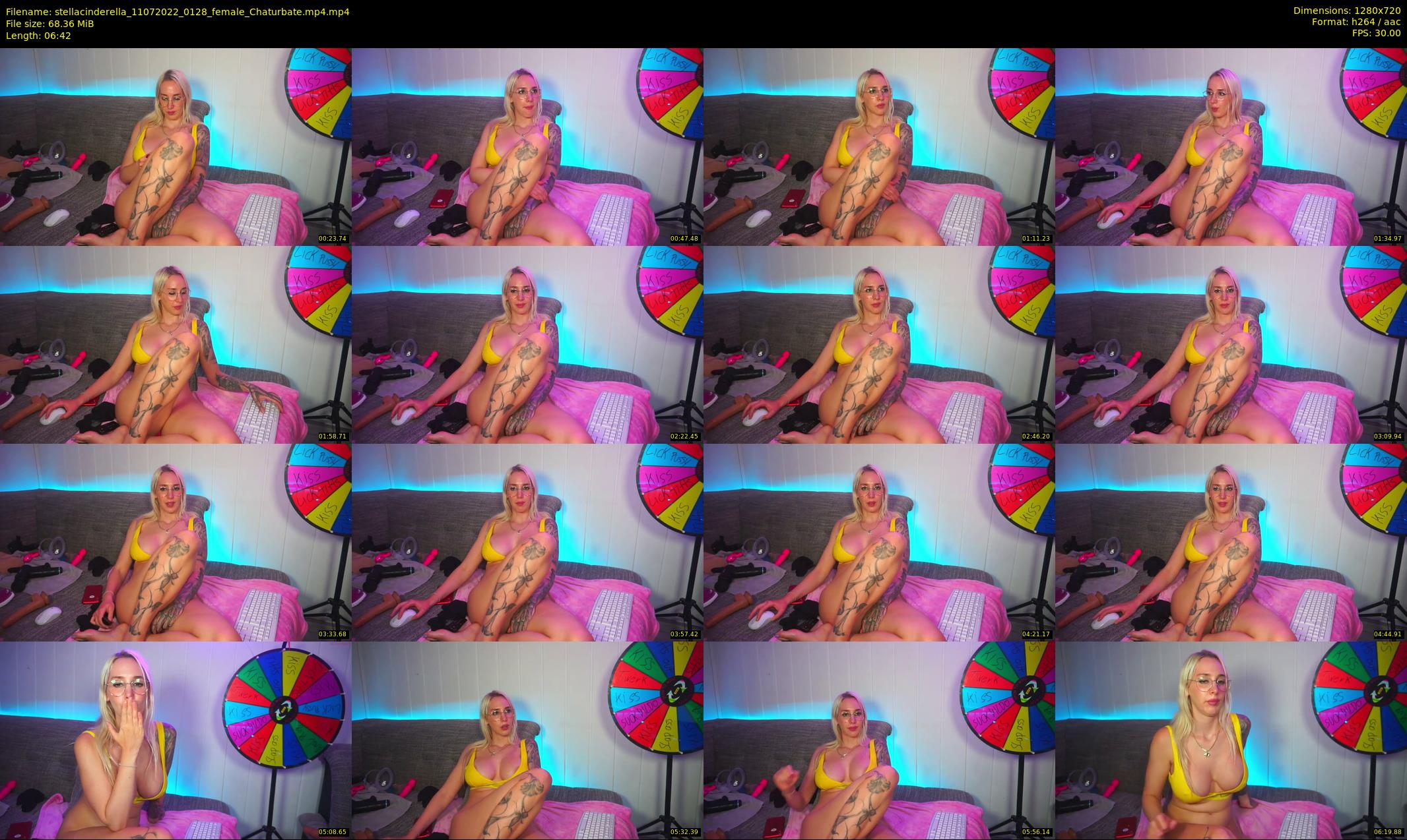 stellacinderella — 7 minute Chaturbate female cam show recording, 720p, Jul 11, 2022
