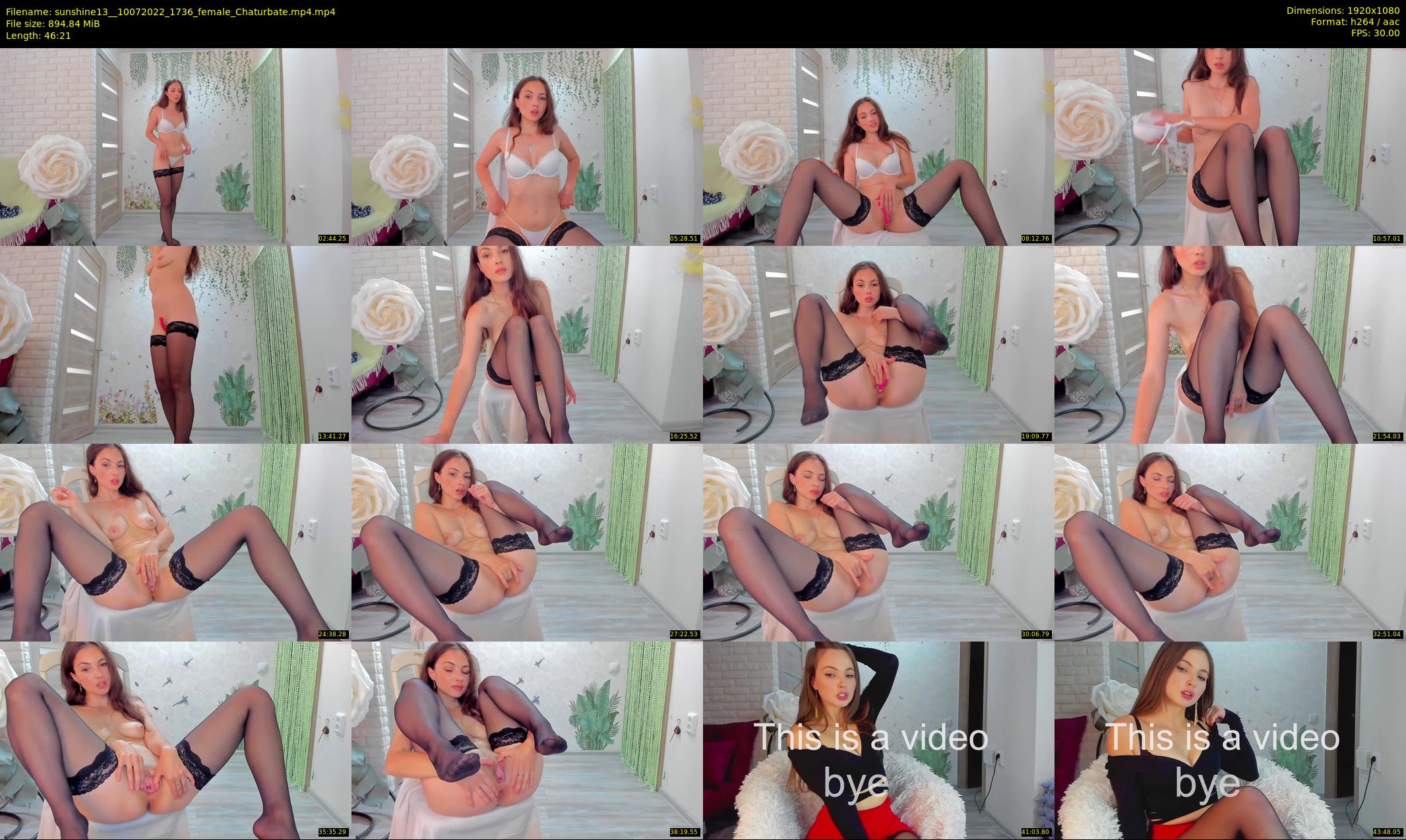 sunshine13_ — 47 minute Chaturbate female cam show recording, 1080p, Jul 10, 2022