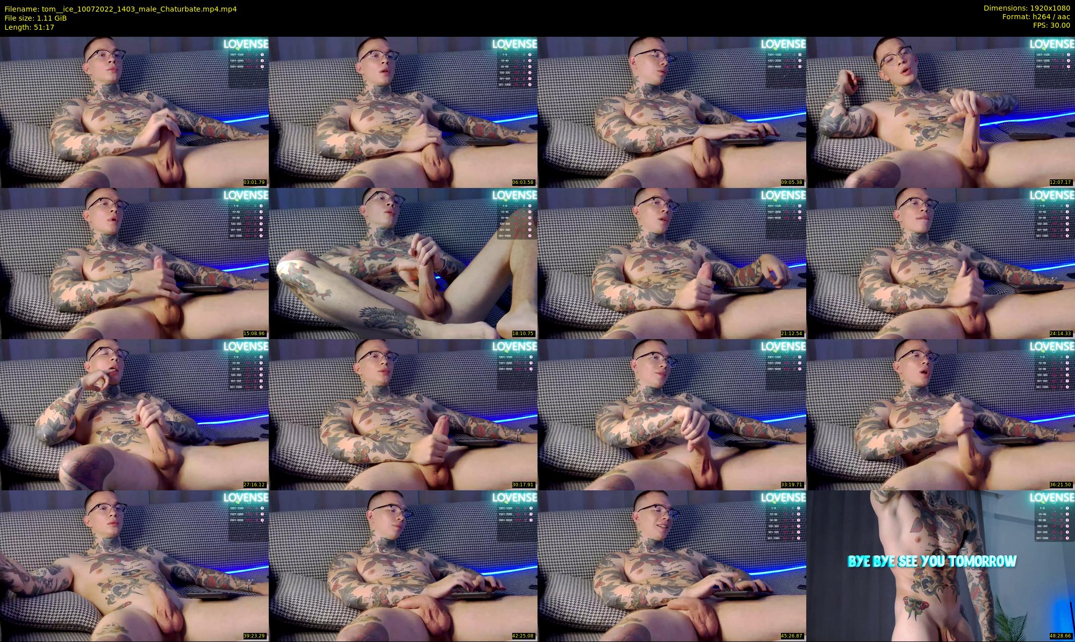 tom__ice — 52 minute Chaturbate male cam show recording, 1080p, Jul 10, 2022