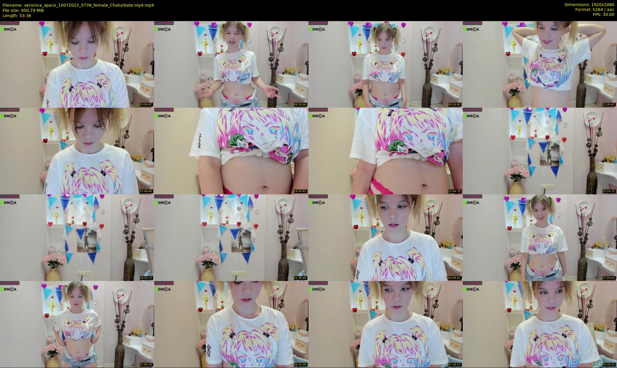 veronica_space — 54 minute Chaturbate female cam show recording, 1080p, Jul 10, 2022