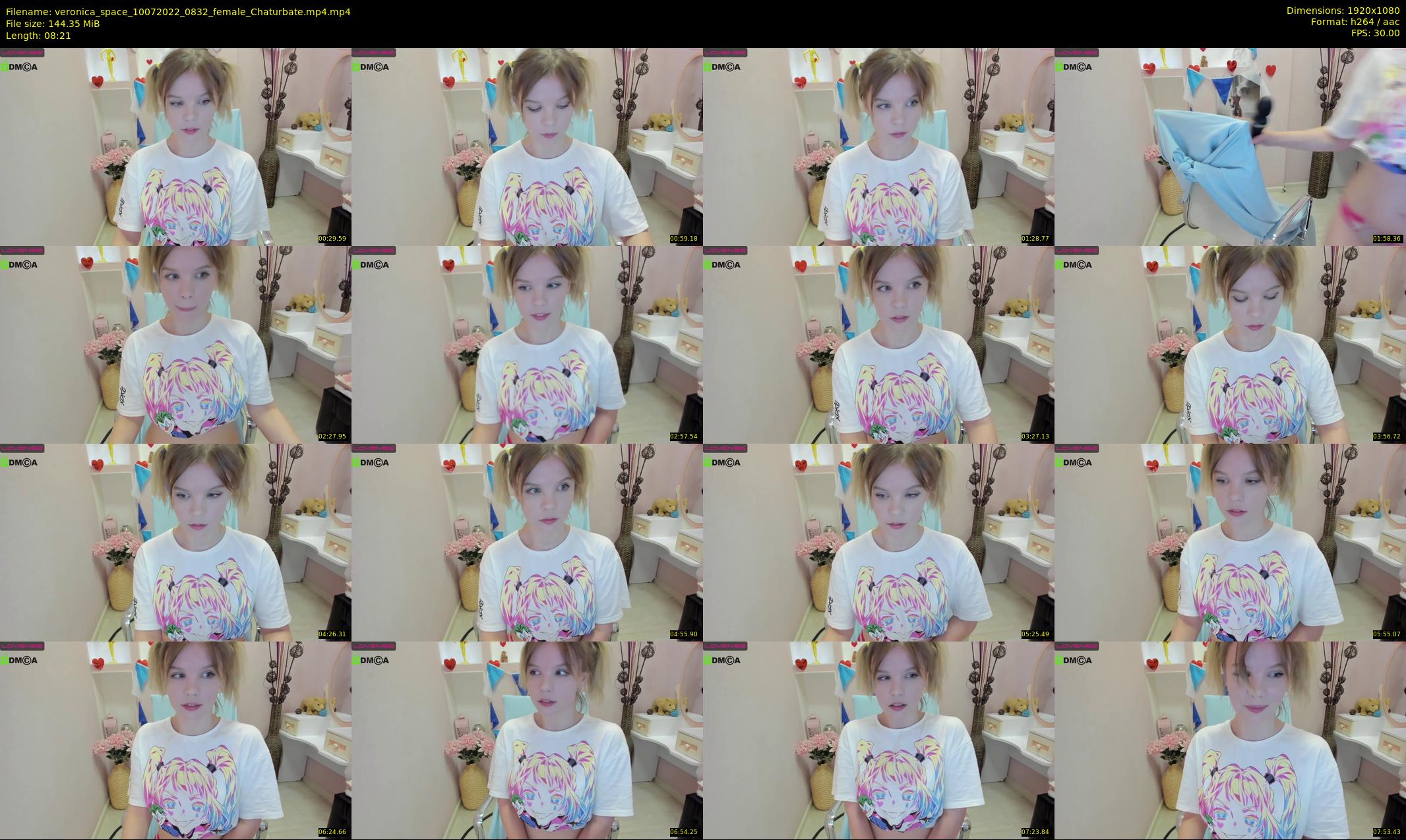 veronica_space — 9 minute Chaturbate female cam show recording, 1080p, Jul 10, 2022