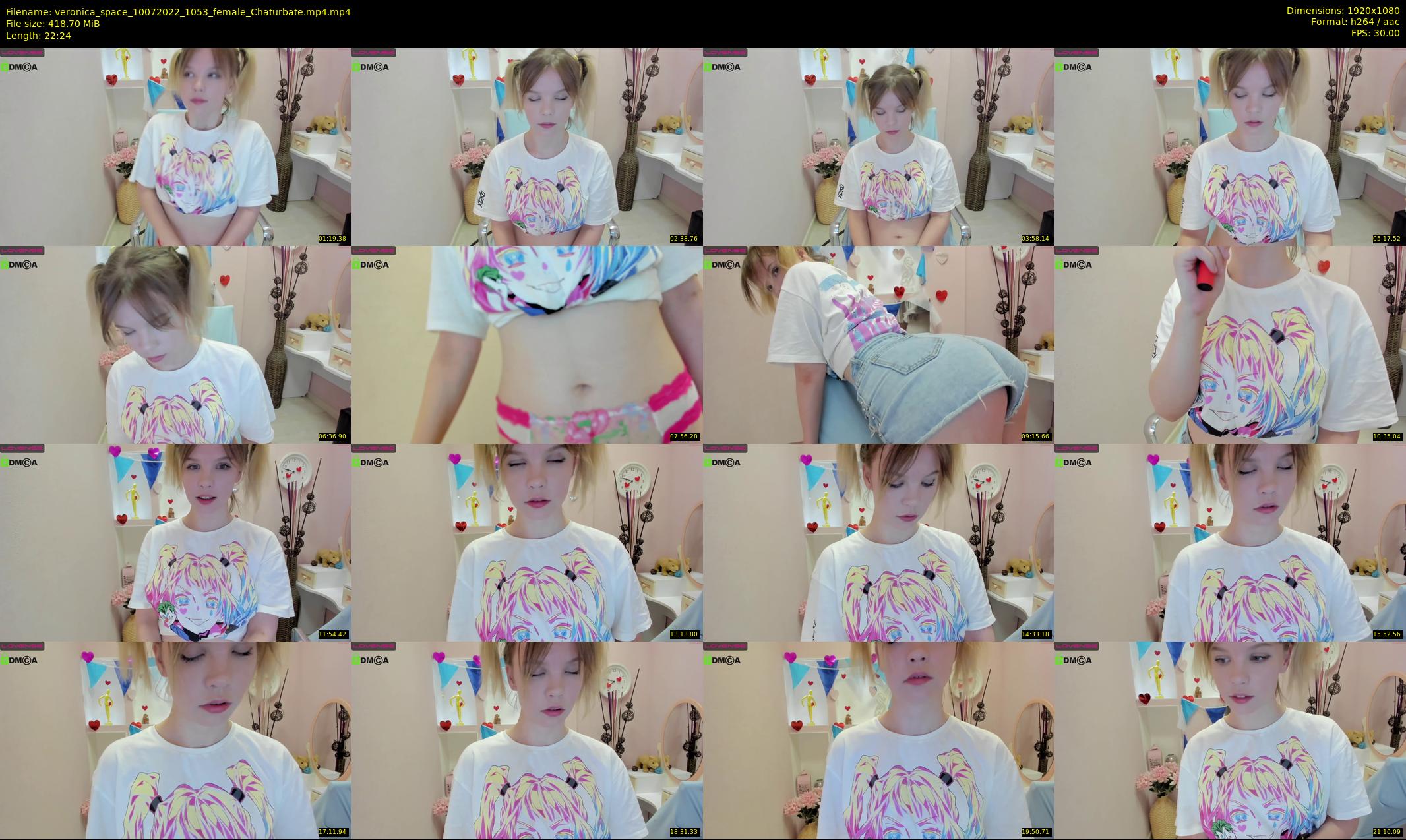 veronica_space — 23 minute Chaturbate female cam show recording, 1080p, Jul 10, 2022