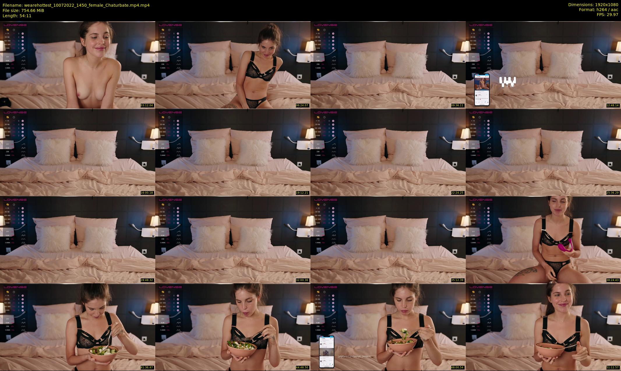 wearehottest — 55 minute Chaturbate couple cam show recording, 1080p, Jul 10, 2022