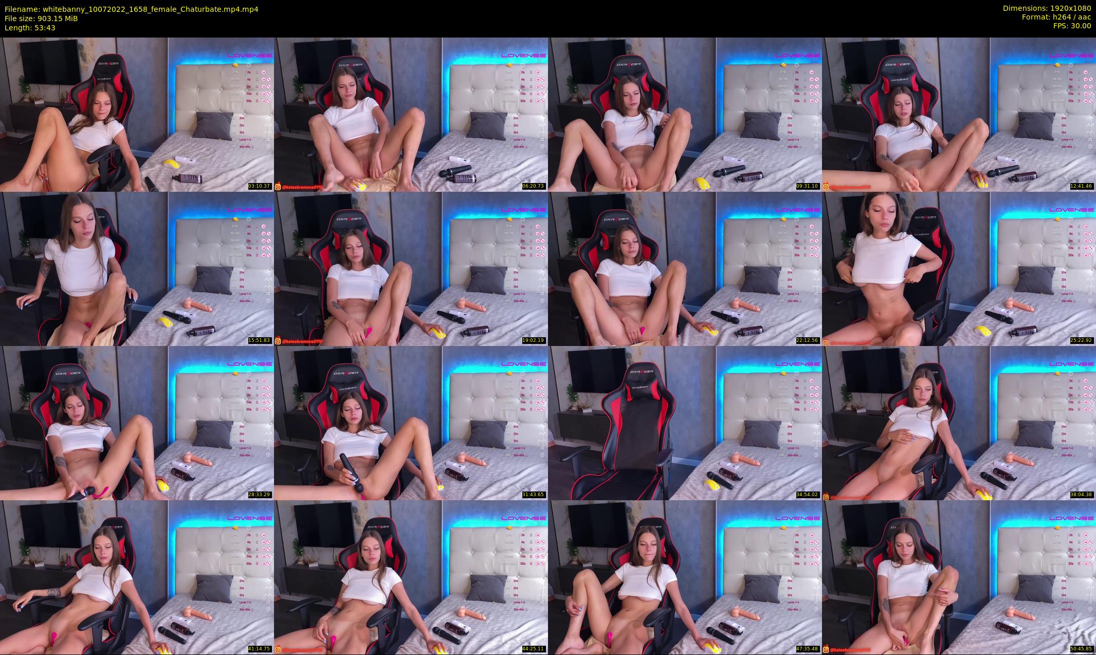 whitebanny — 54 minute Chaturbate couple cam show recording, 1080p, Jul 10, 2022