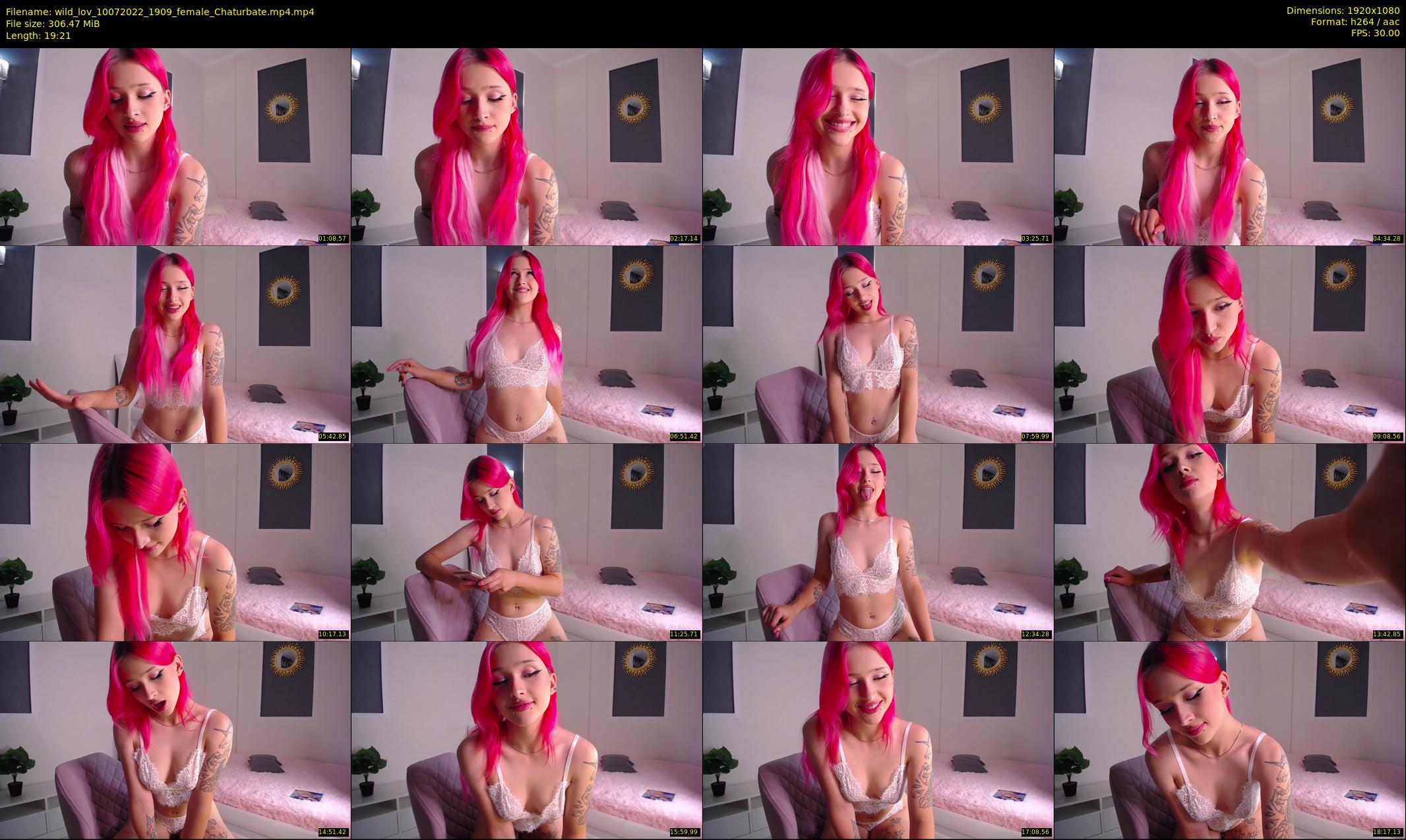 wild_lov — 20 minute Chaturbate female cam show recording, 1080p, Jul 10, 2022