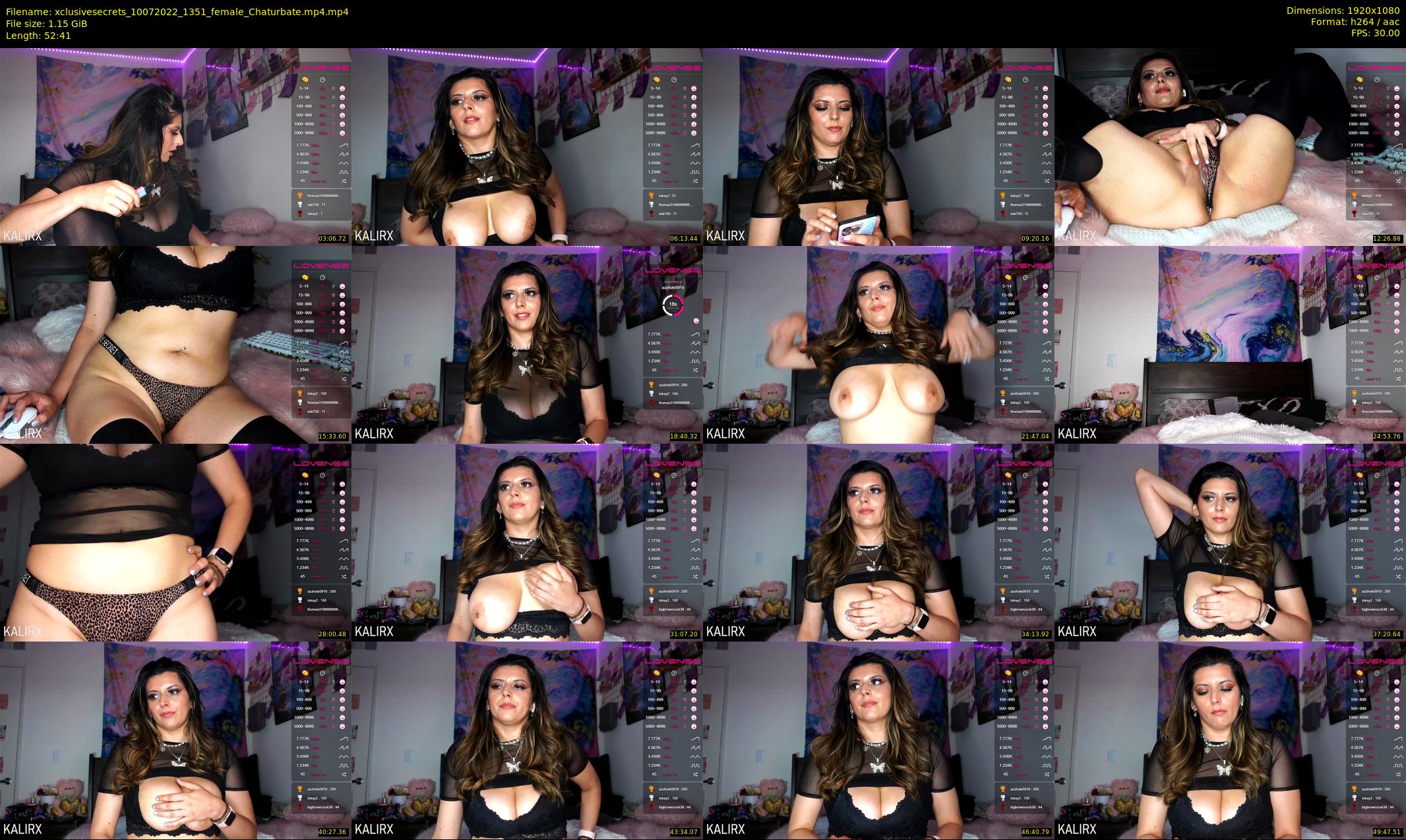 xclusivesecrets — 53 minute Chaturbate female cam show recording, 1080p, Jul 10, 2022