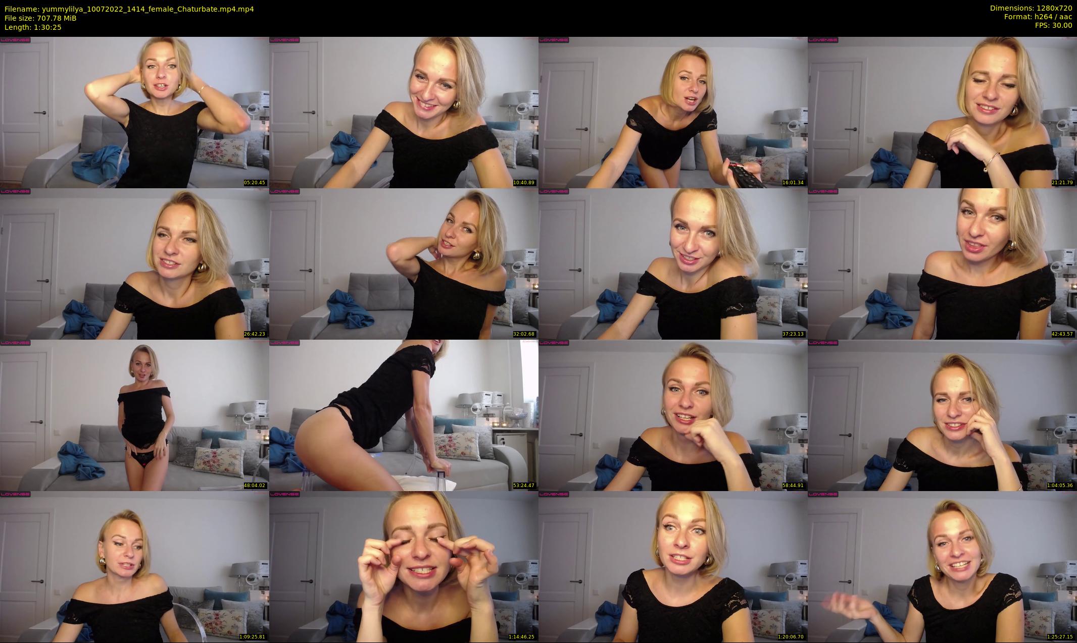 yummylilya — 91 minute Chaturbate female cam show recording, 720p, Jul 10, 2022