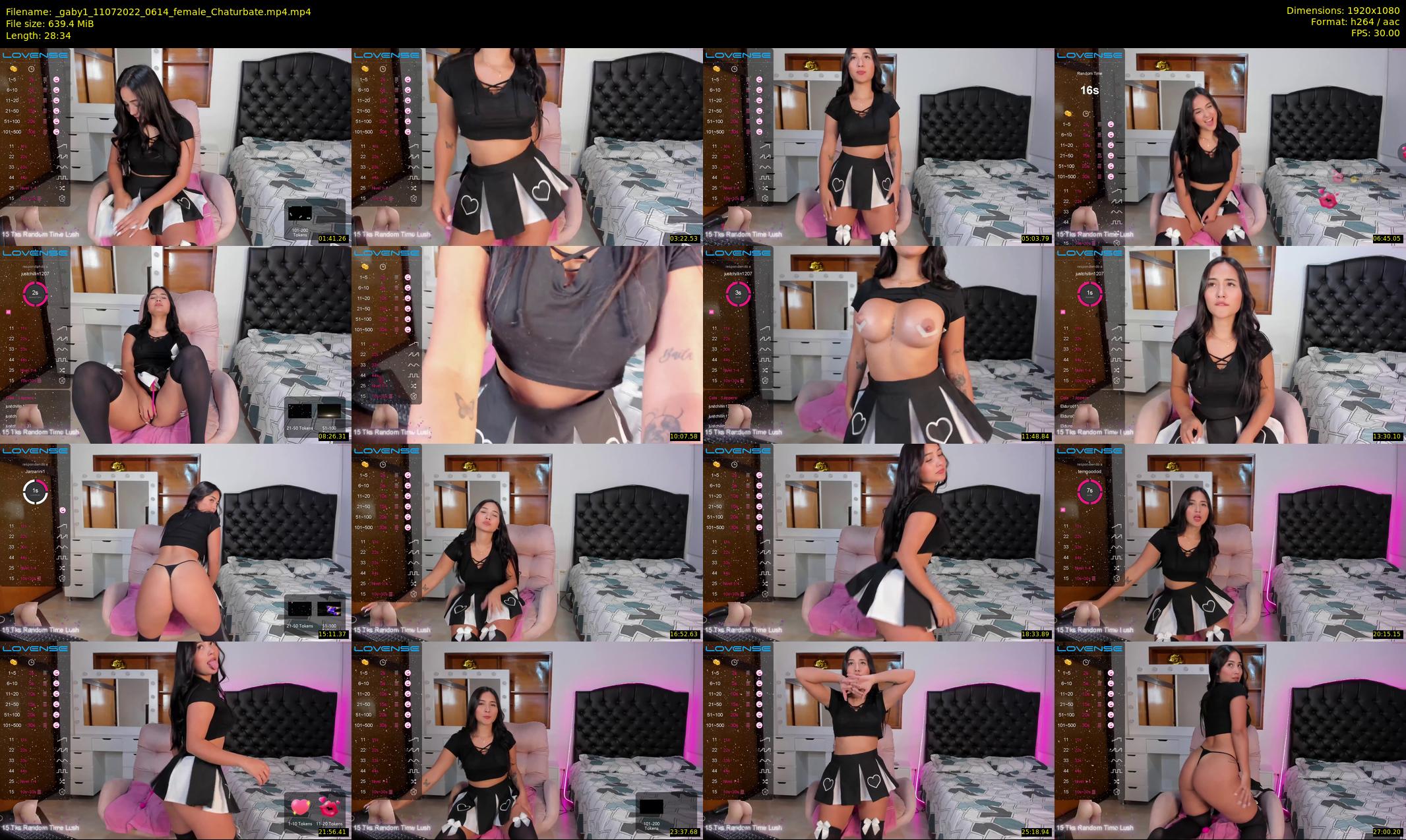 _gaby1 — 29 minute Chaturbate female cam show recording, 1080p, Jul 11, 2022