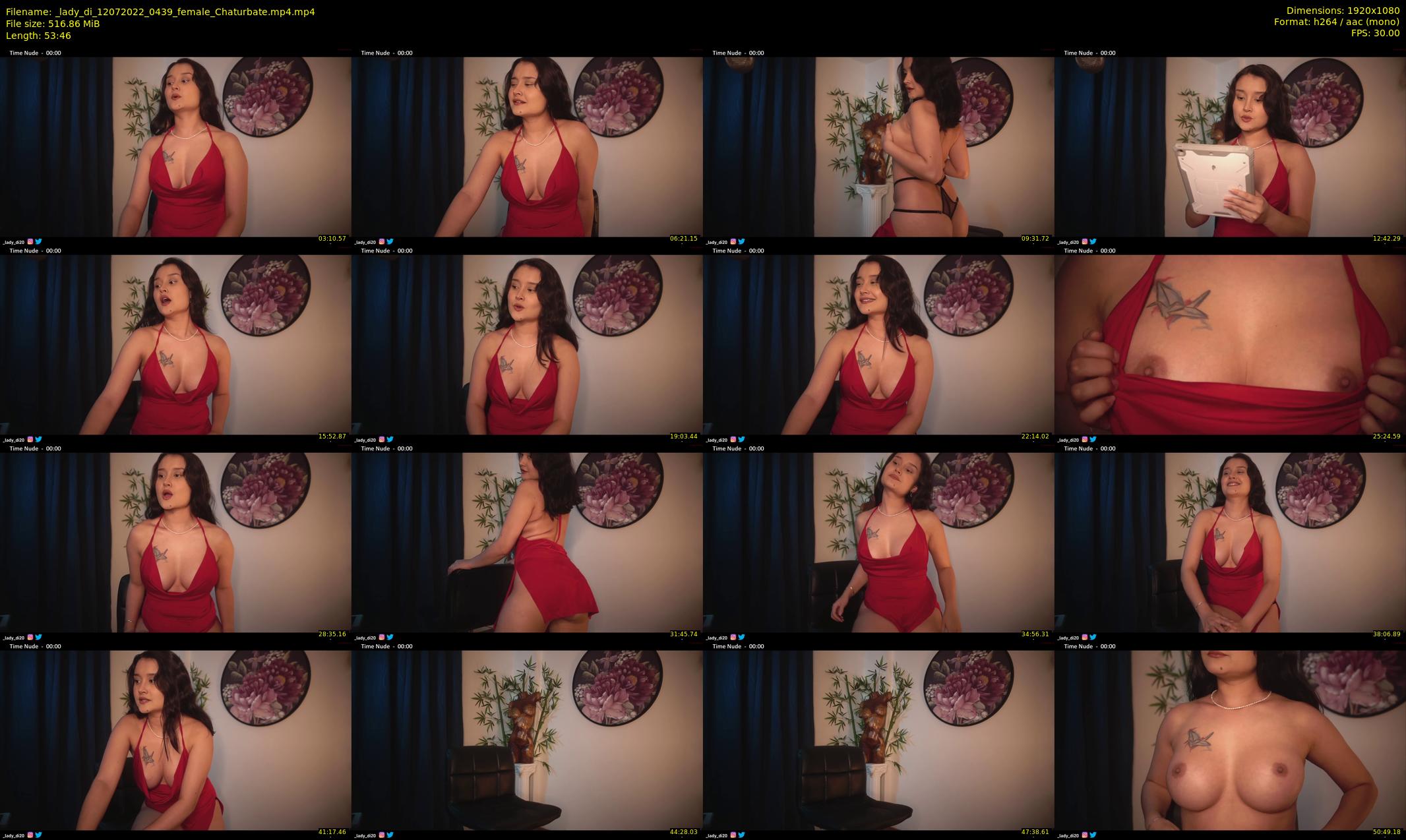 _lady_di — 54 minute Chaturbate female cam show recording, 1080p, Jul 12, 2022