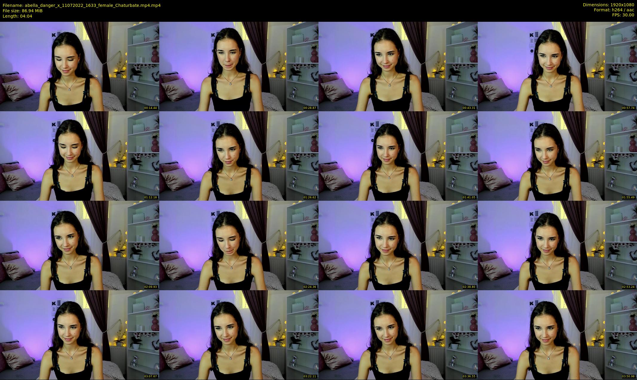 abella_danger_x — 5 minute Chaturbate female cam show recording, 1080p, Jul 11, 2022