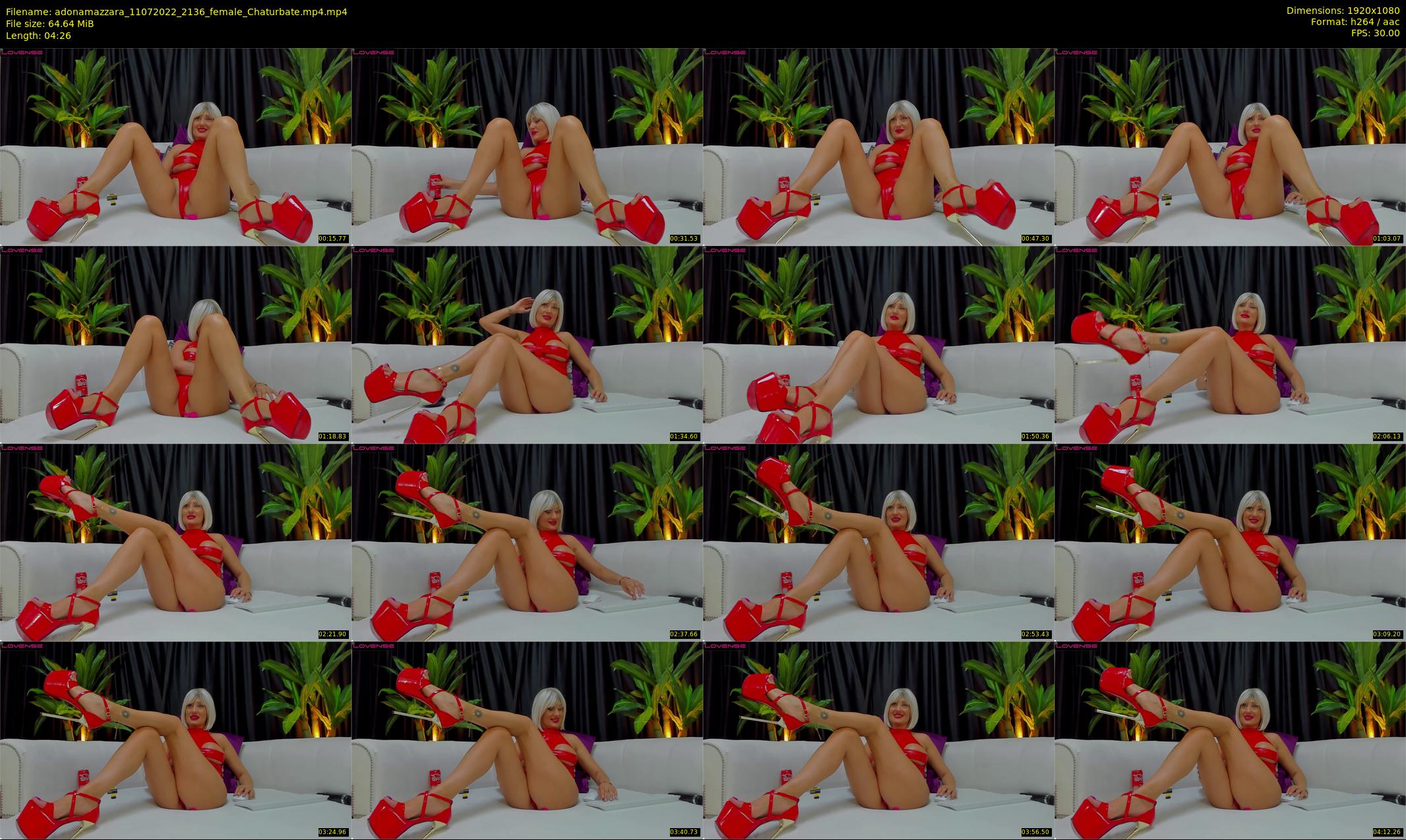 adonamazzara — 5 minute Chaturbate female cam show recording, 1080p, Jul 11, 2022
