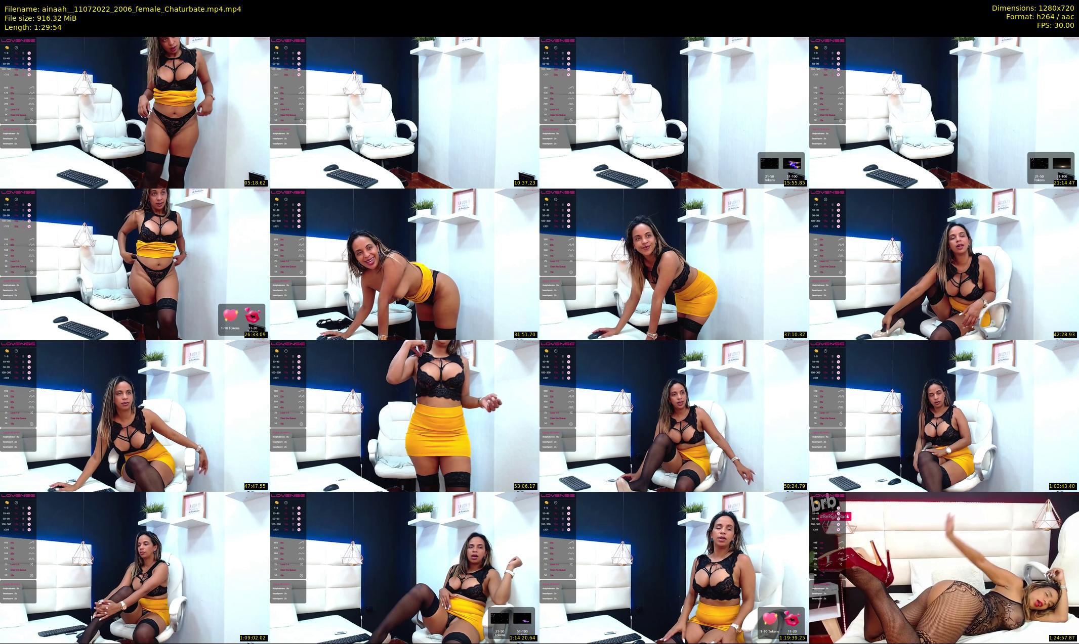 ainaah_ — 90 minute Chaturbate female cam show recording, 720p, Jul 11, 2022