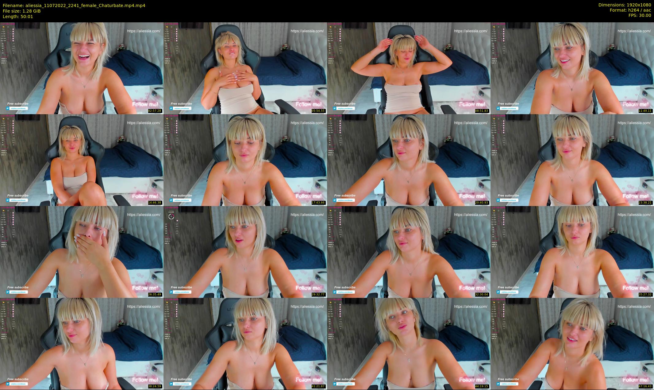aliessia — 51 minute Chaturbate female cam show recording, 1080p, Jul 11, 2022