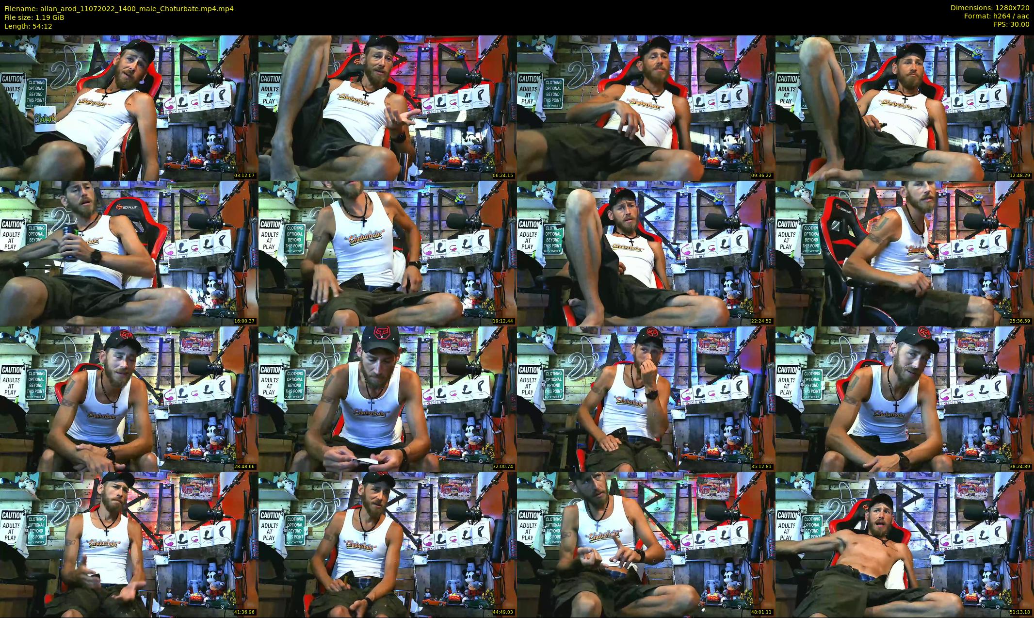 allan_arod — 55 minute Chaturbate male cam show recording, 720p, Jul 11, 2022
