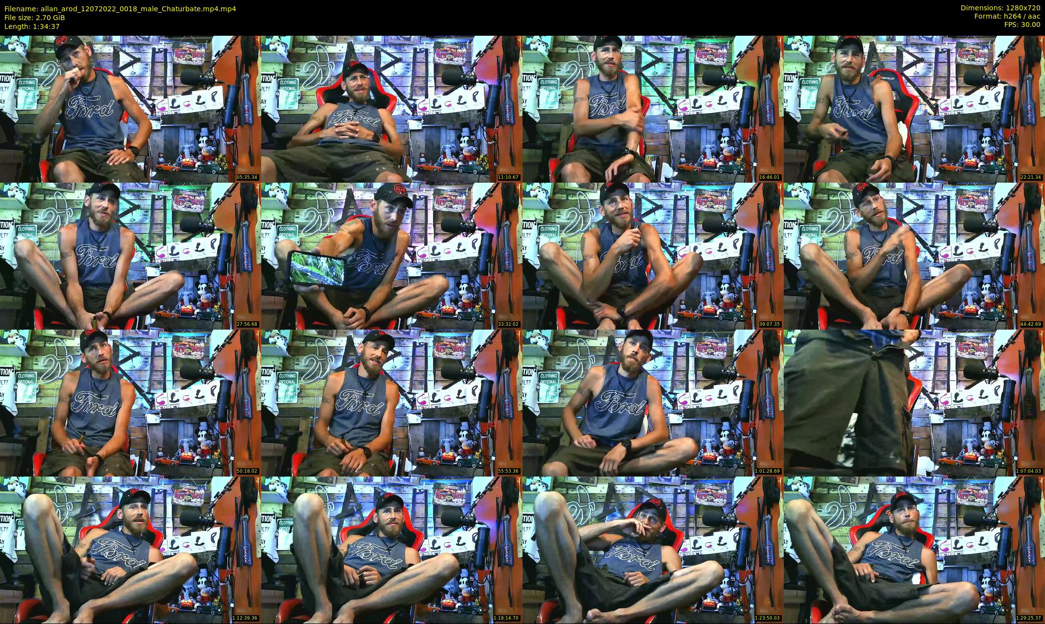 allan_arod — 95 minute Chaturbate male cam show recording, 720p, Jul 12, 2022