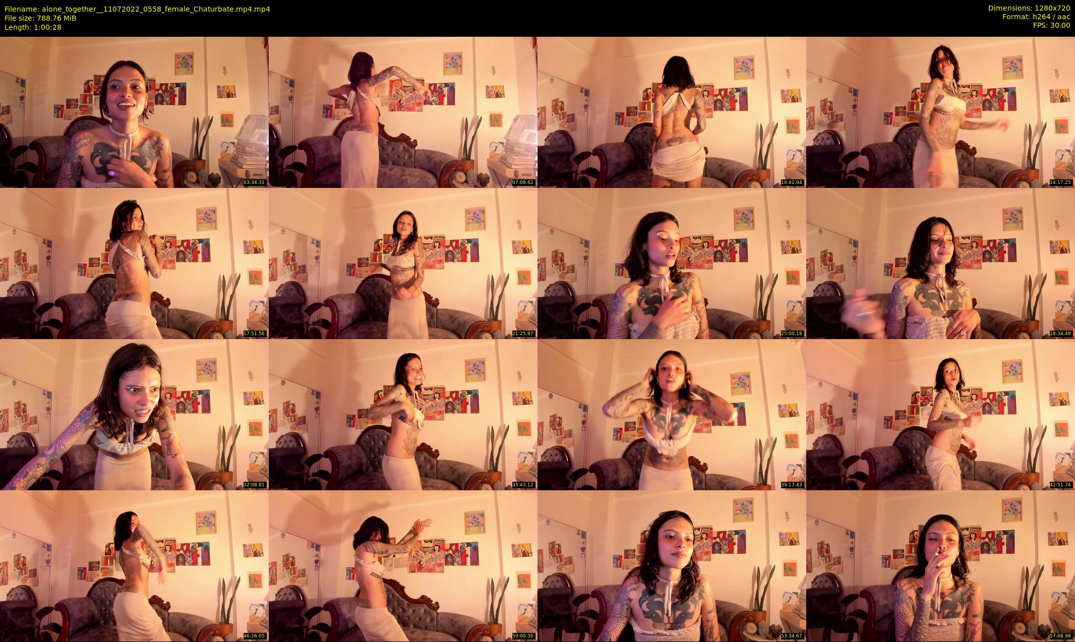 alone_together_ — 61 minute Chaturbate female cam show recording, 720p, Jul 11, 2022