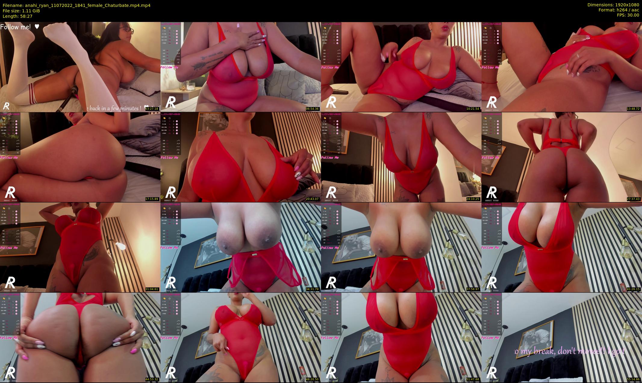 anahi_ryan — 59 minute Chaturbate female cam show recording, 1080p, Jul 11, 2022