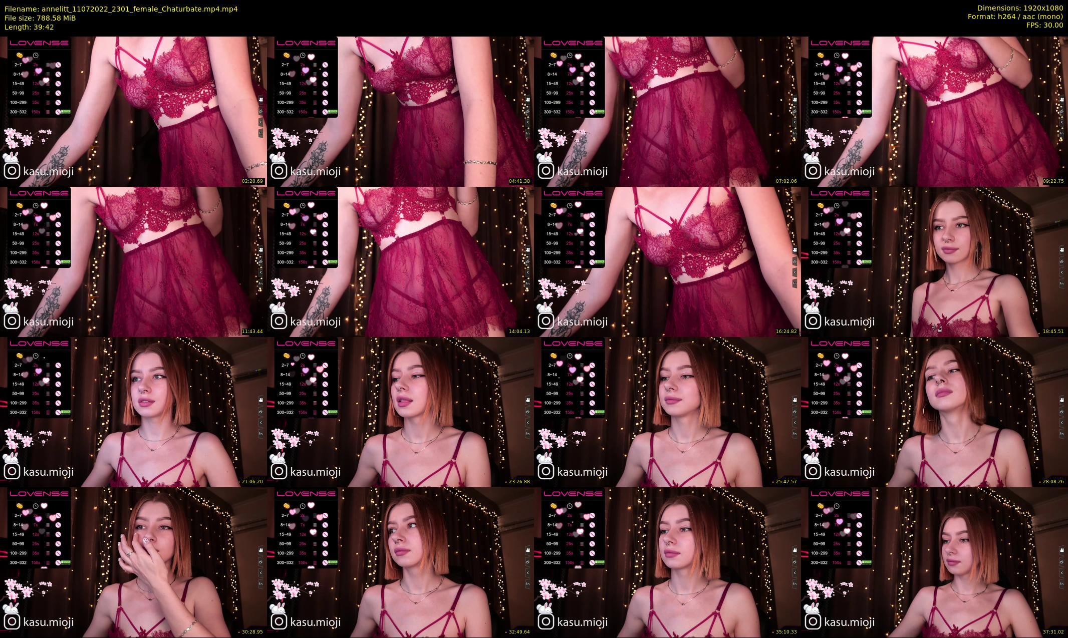annelitt — 40 minute Chaturbate female cam show recording, 1080p, Jul 11, 2022