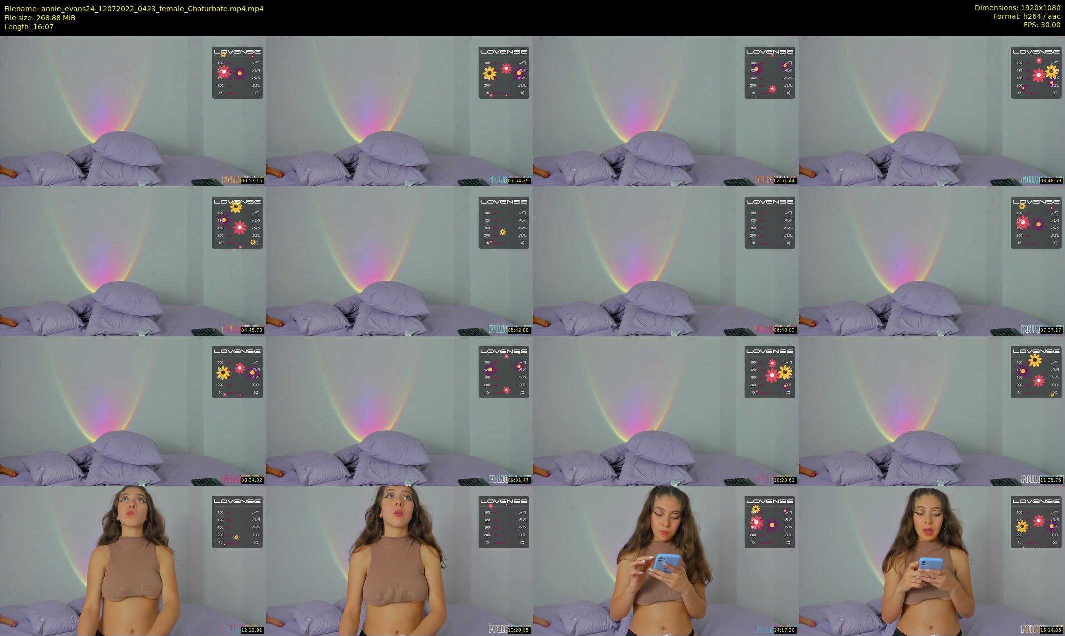 annie_evans24 — 17 minute Chaturbate female cam show recording, 1080p, Jul 12, 2022