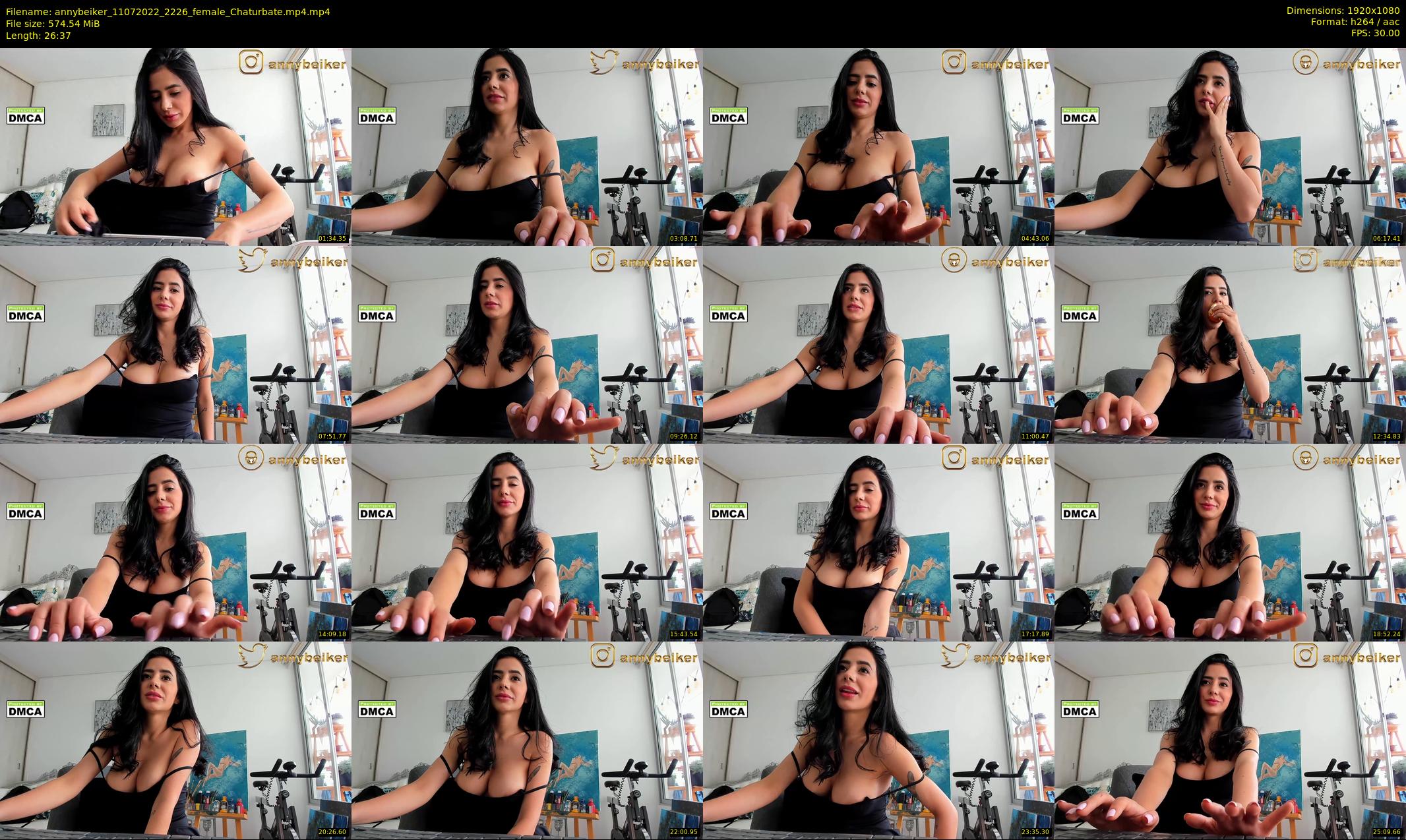 annybeiker — 27 minute Chaturbate female cam show recording, 1080p, Jul 11, 2022