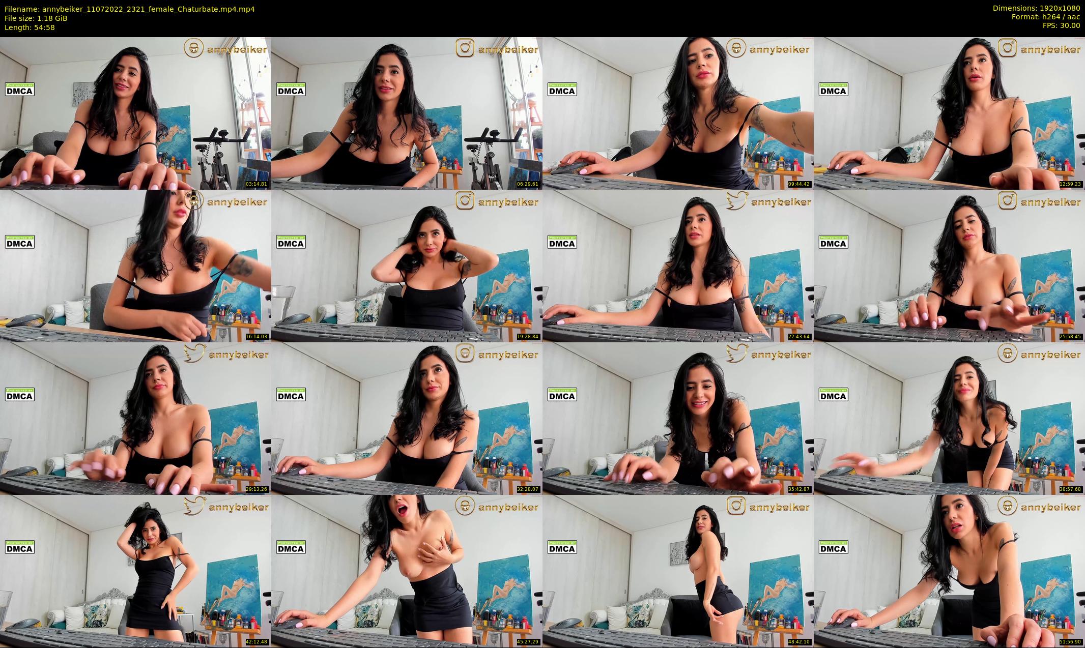 annybeiker — 55 minute Chaturbate female cam show recording, 1080p, Jul 11, 2022