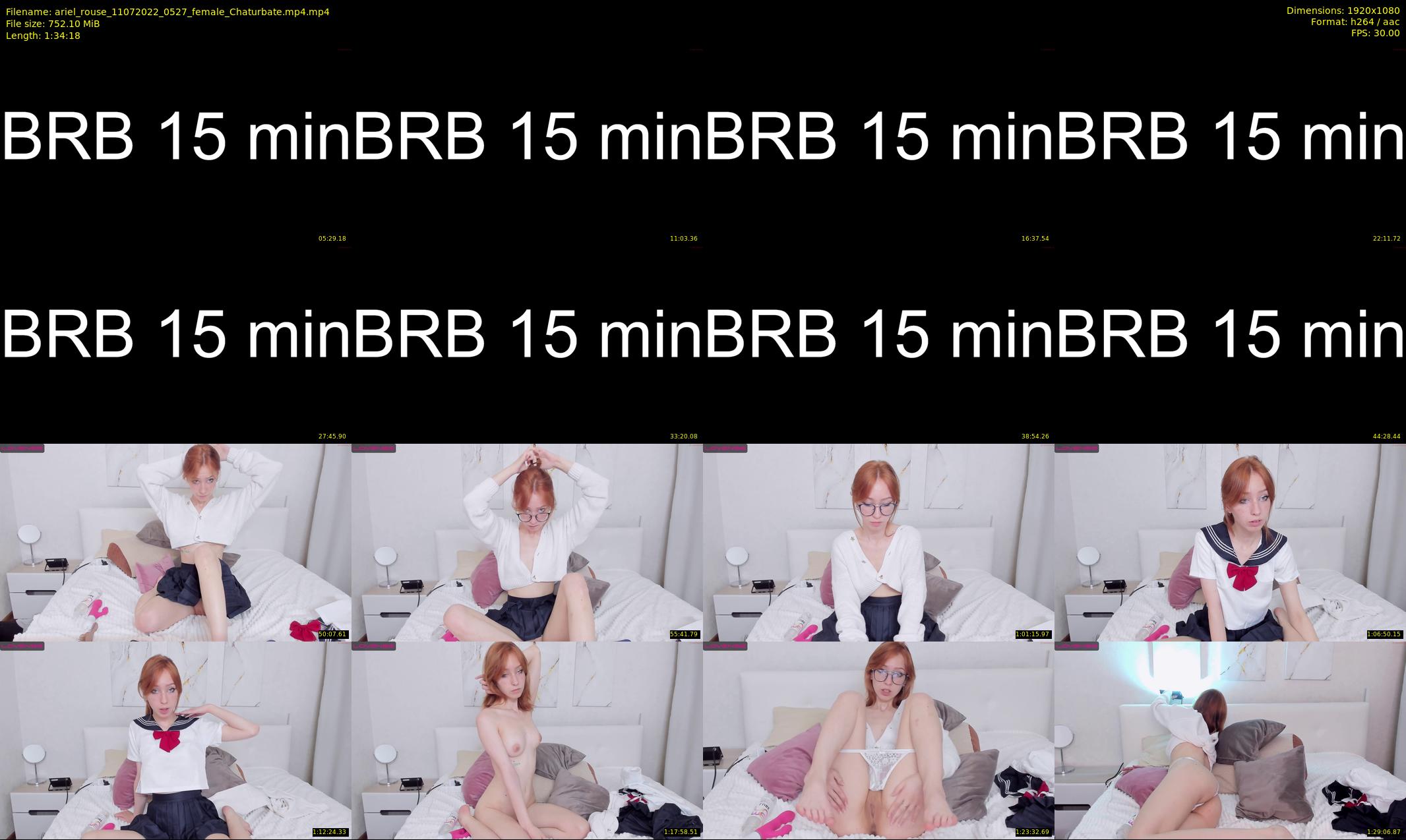 ariel_rouse — 95 minute Chaturbate female cam show recording, 1080p, Jul 11, 2022