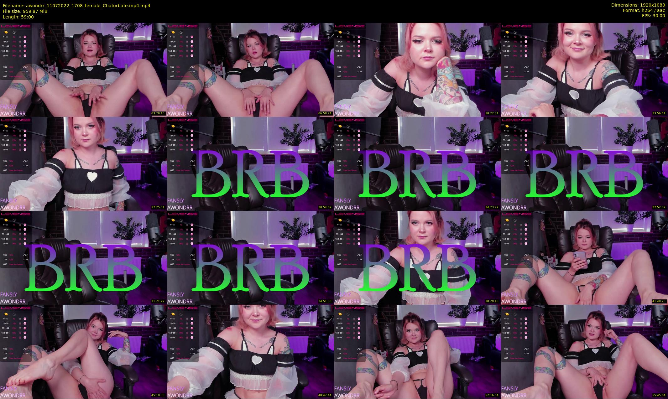 awondrr — 59 minute Chaturbate female cam show recording, 1080p, Jul 11, 2022