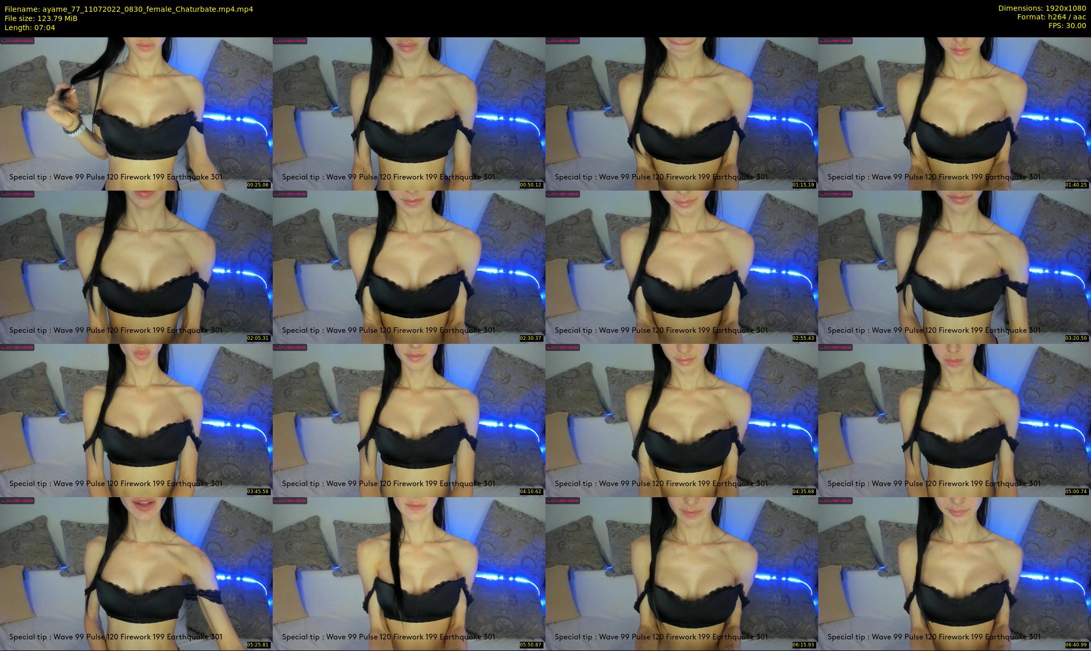 ayame_77 — 8 minute Chaturbate female cam show recording, 1080p, Jul 11, 2022