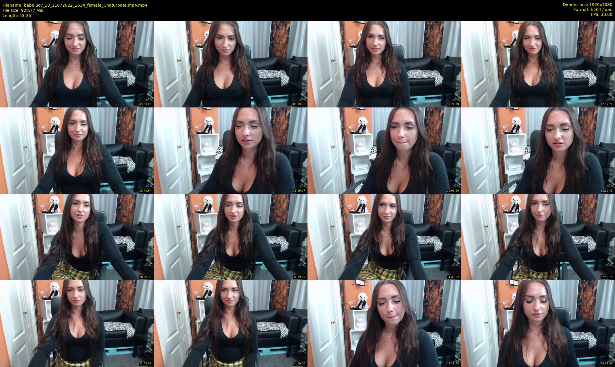 babelucy_18 — 54 minute Chaturbate female cam show recording, 1080p, Jul 11, 2022