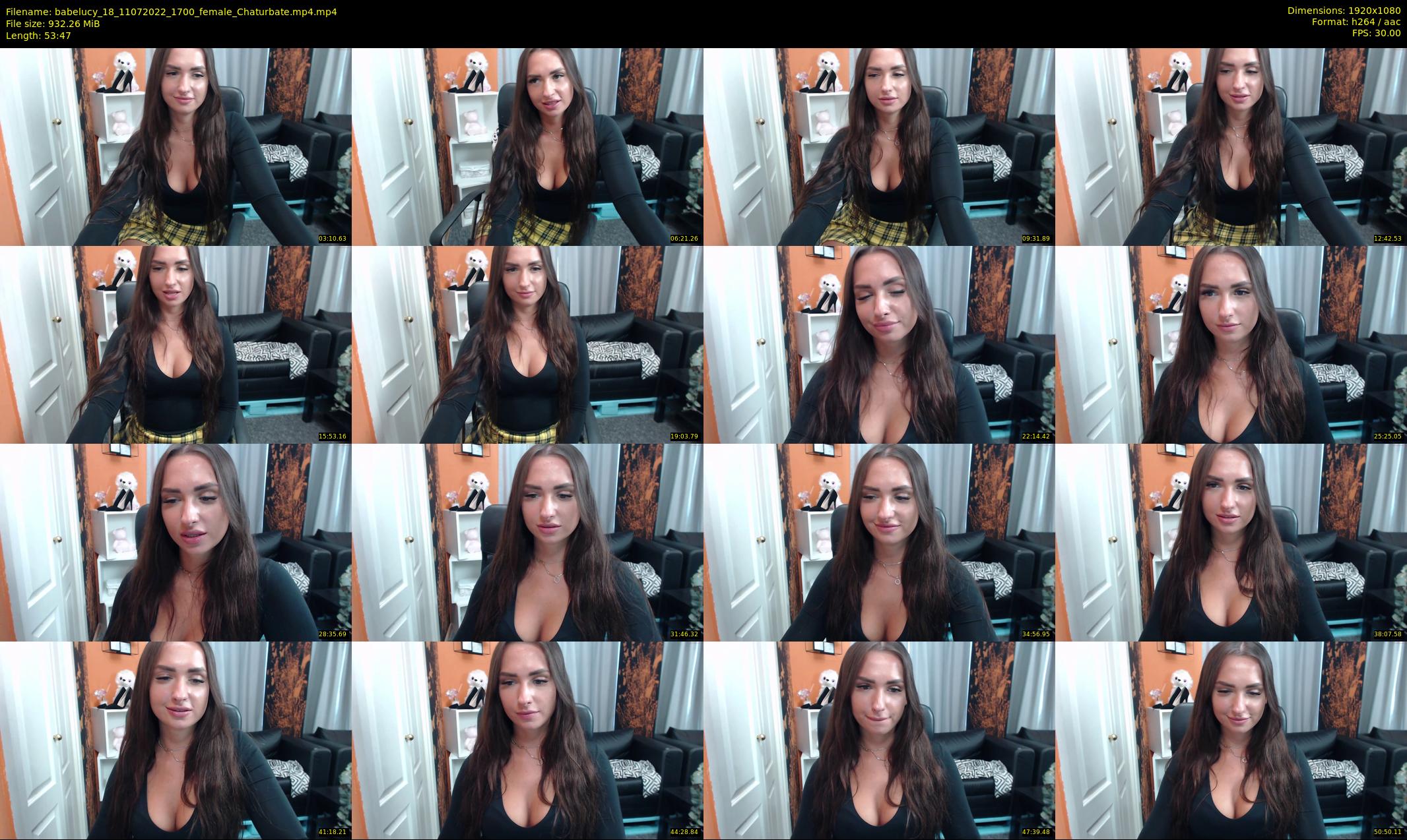 babelucy_18 — 54 minute Chaturbate female cam show recording, 1080p, Jul 11, 2022
