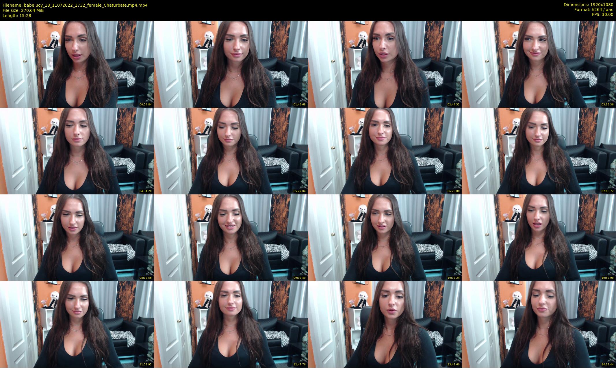 babelucy_18 — 16 minute Chaturbate female cam show recording, 1080p, Jul 11, 2022