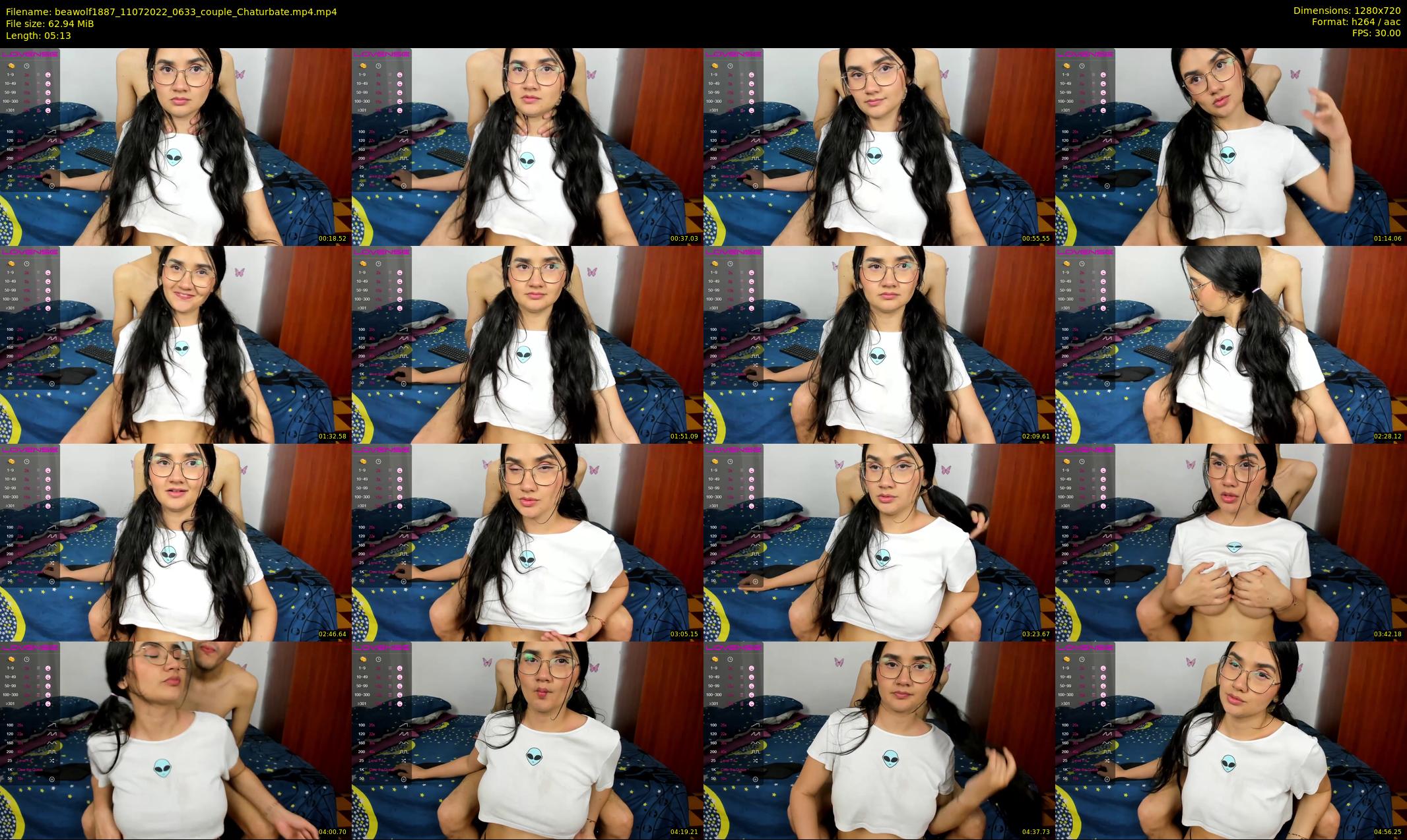 beawolf1887 — 6 minute Chaturbate couple cam show recording, 720p, Jul 11, 2022