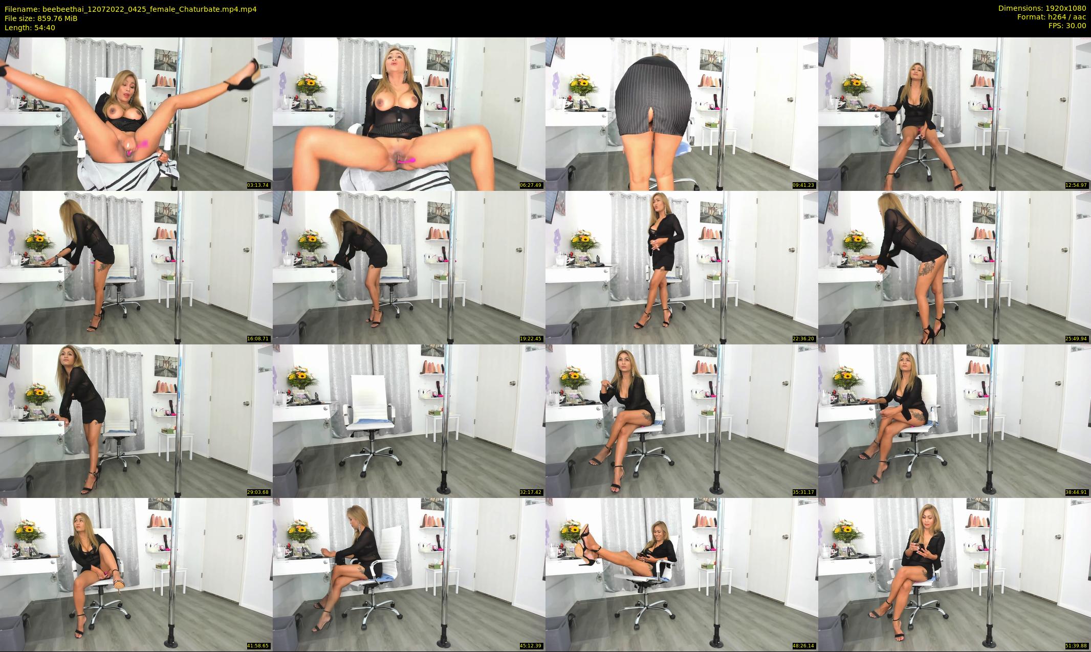 beebeethai — 55 minute Chaturbate female cam show recording, 1080p, Jul 12, 2022