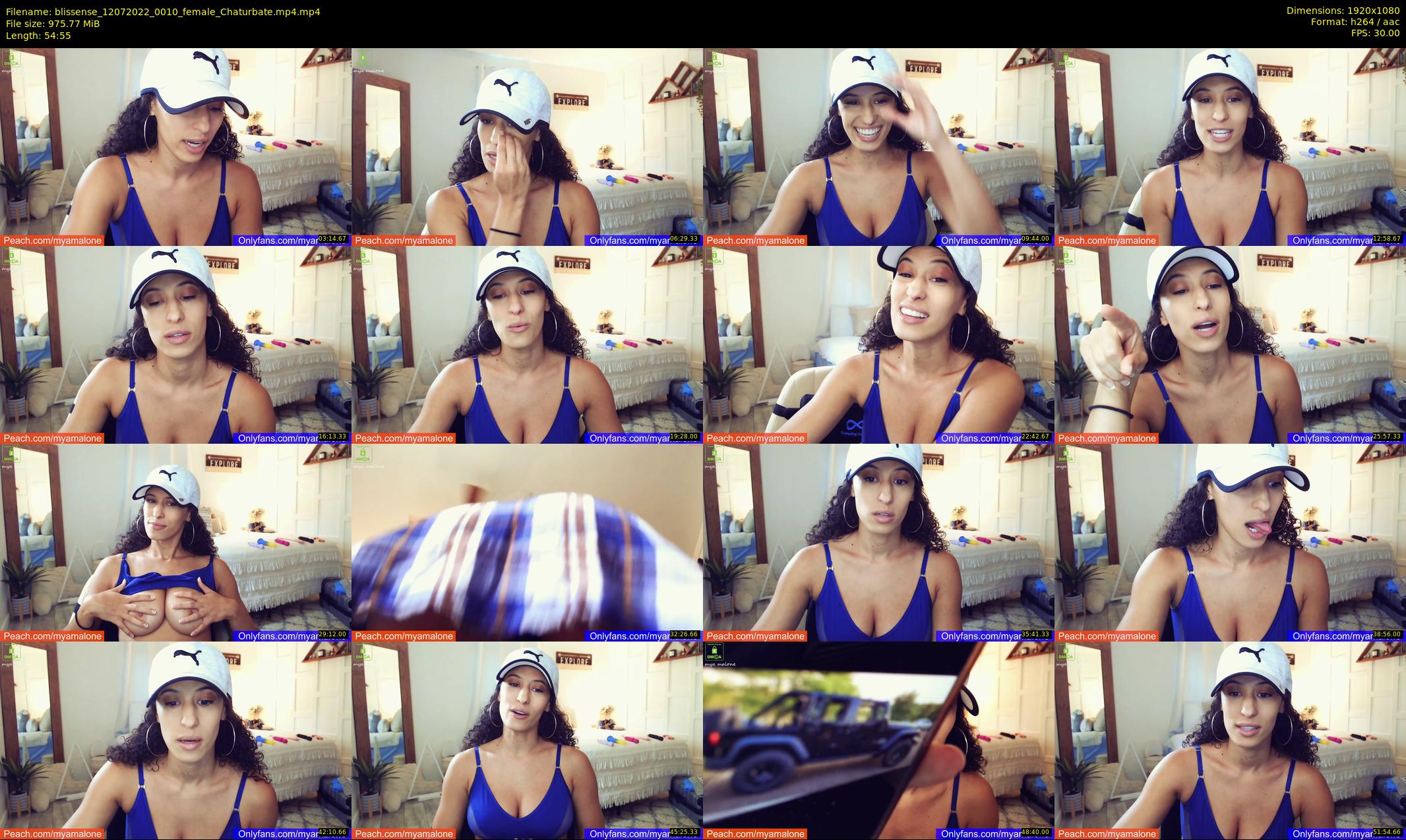 blissense — 55 minute Chaturbate female cam show recording, 1080p, Jul 12, 2022