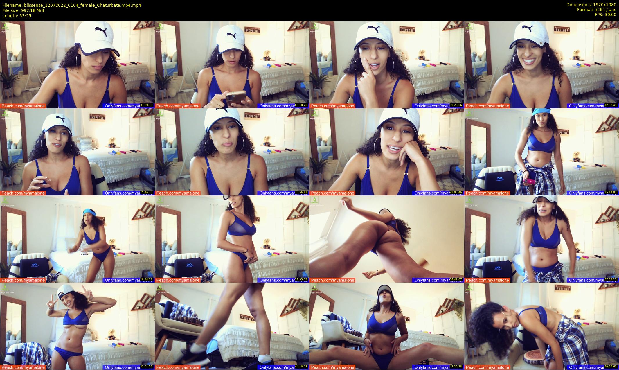 blissense — 54 minute Chaturbate female cam show recording, 1080p, Jul 12, 2022