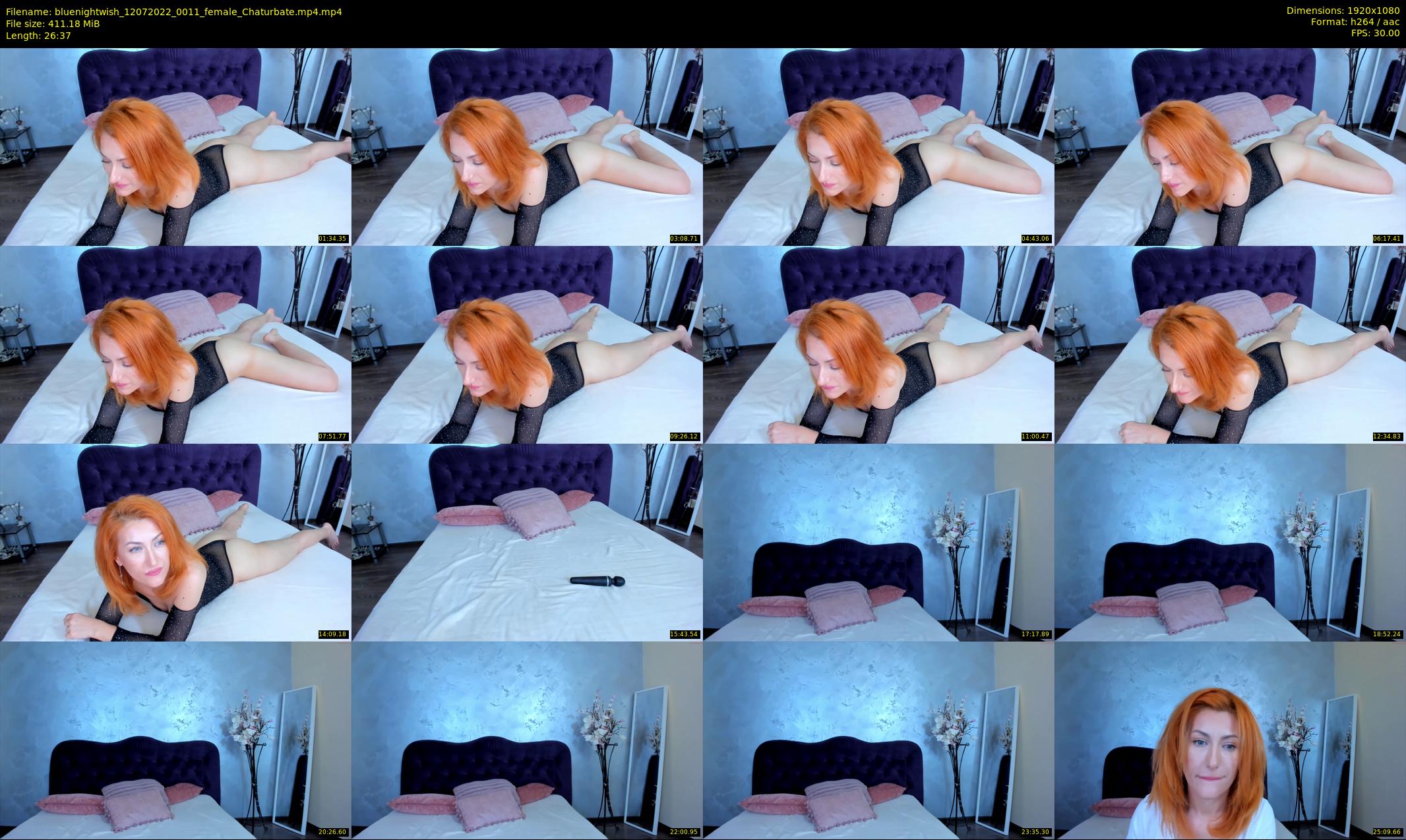 bluenightwish — 27 minute Chaturbate female cam show recording, 1080p, Jul 12, 2022