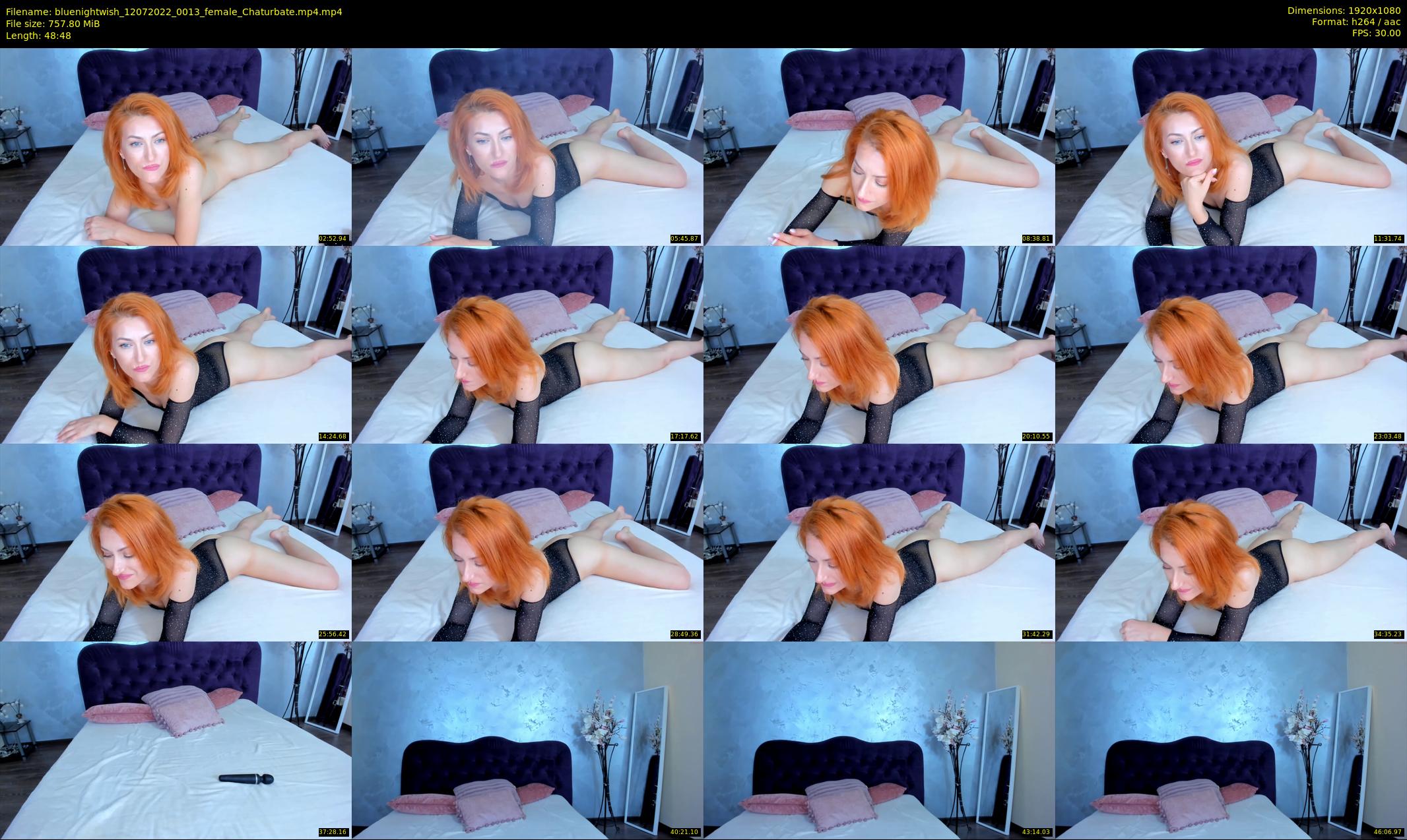 bluenightwish — 49 minute Chaturbate female cam show recording, 1080p, Jul 12, 2022