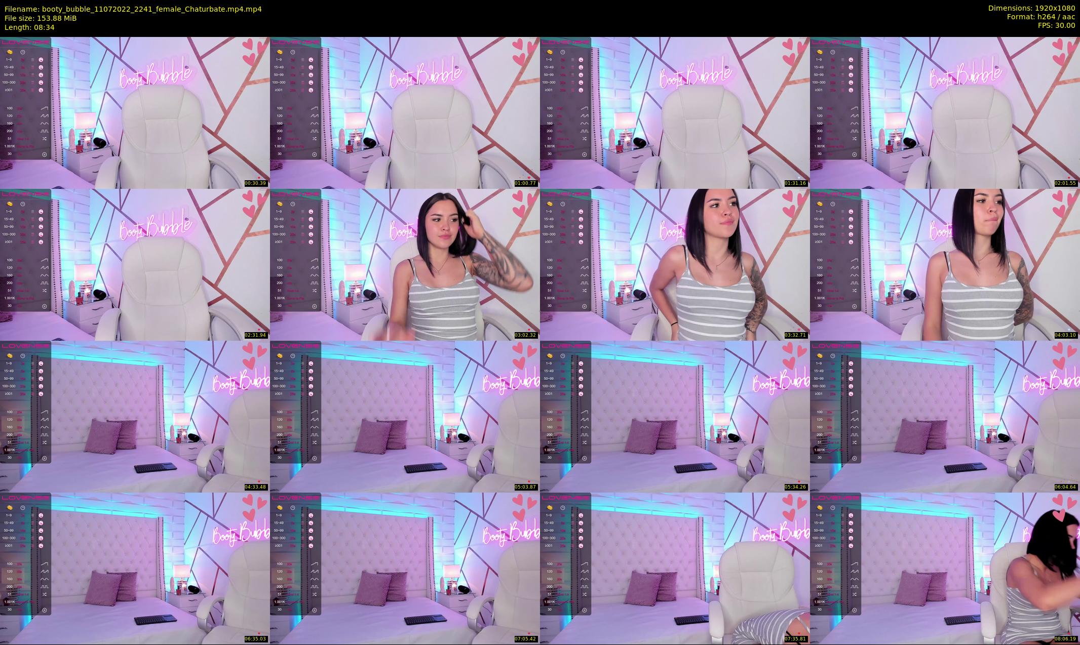 booty_bubble — 9 minute Chaturbate female cam show recording, 1080p, Jul 11, 2022