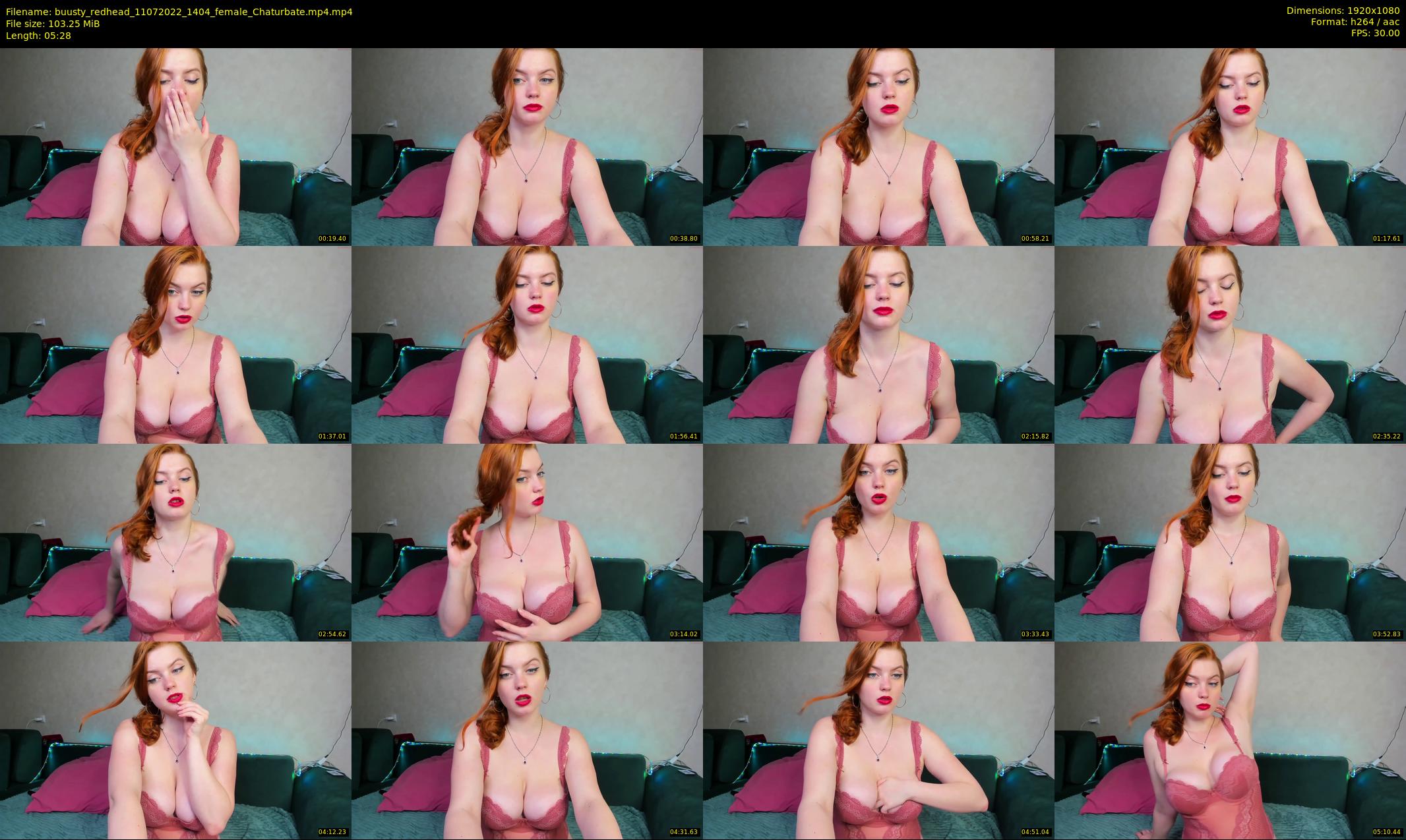 buusty_redhead — 6 minute Chaturbate female cam show recording, 1080p, Jul 11, 2022