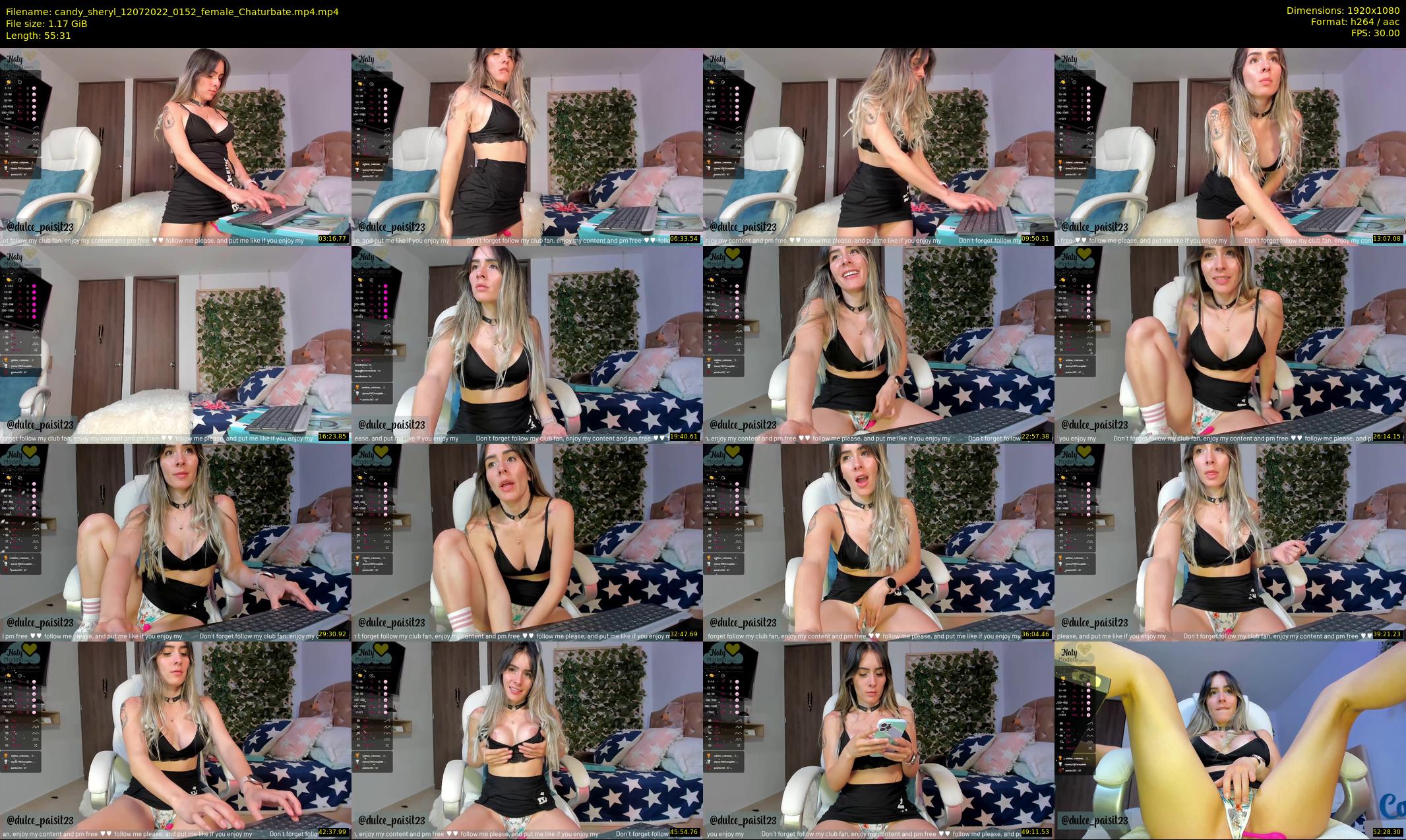 candy_sheryl — 56 minute Chaturbate female cam show recording, 1080p, Jul 12, 2022