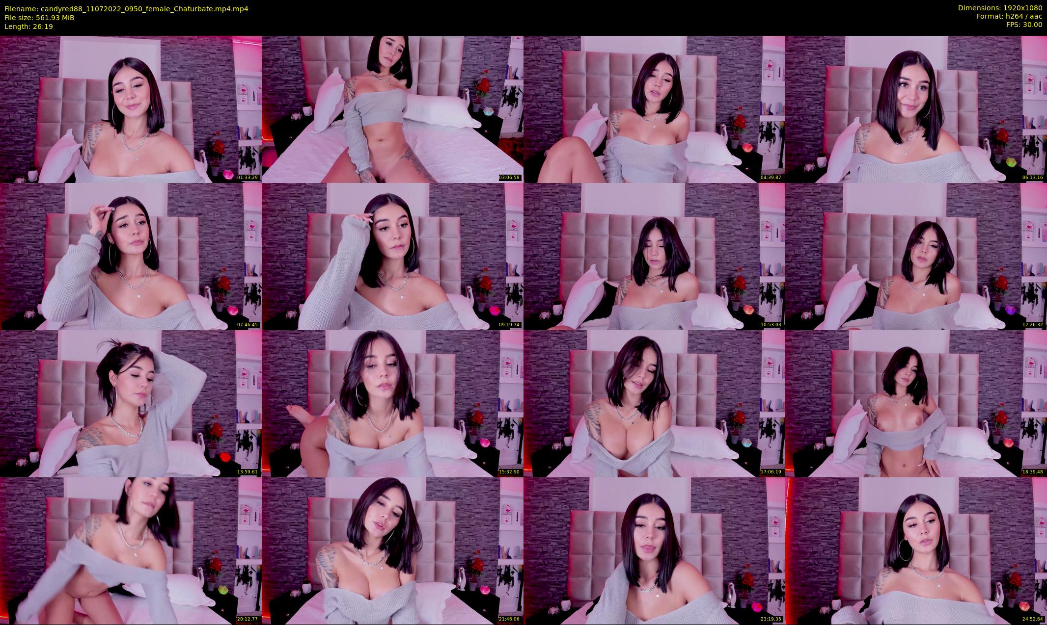candyred88 — 27 minute Chaturbate female cam show recording, 1080p, Jul 11, 2022