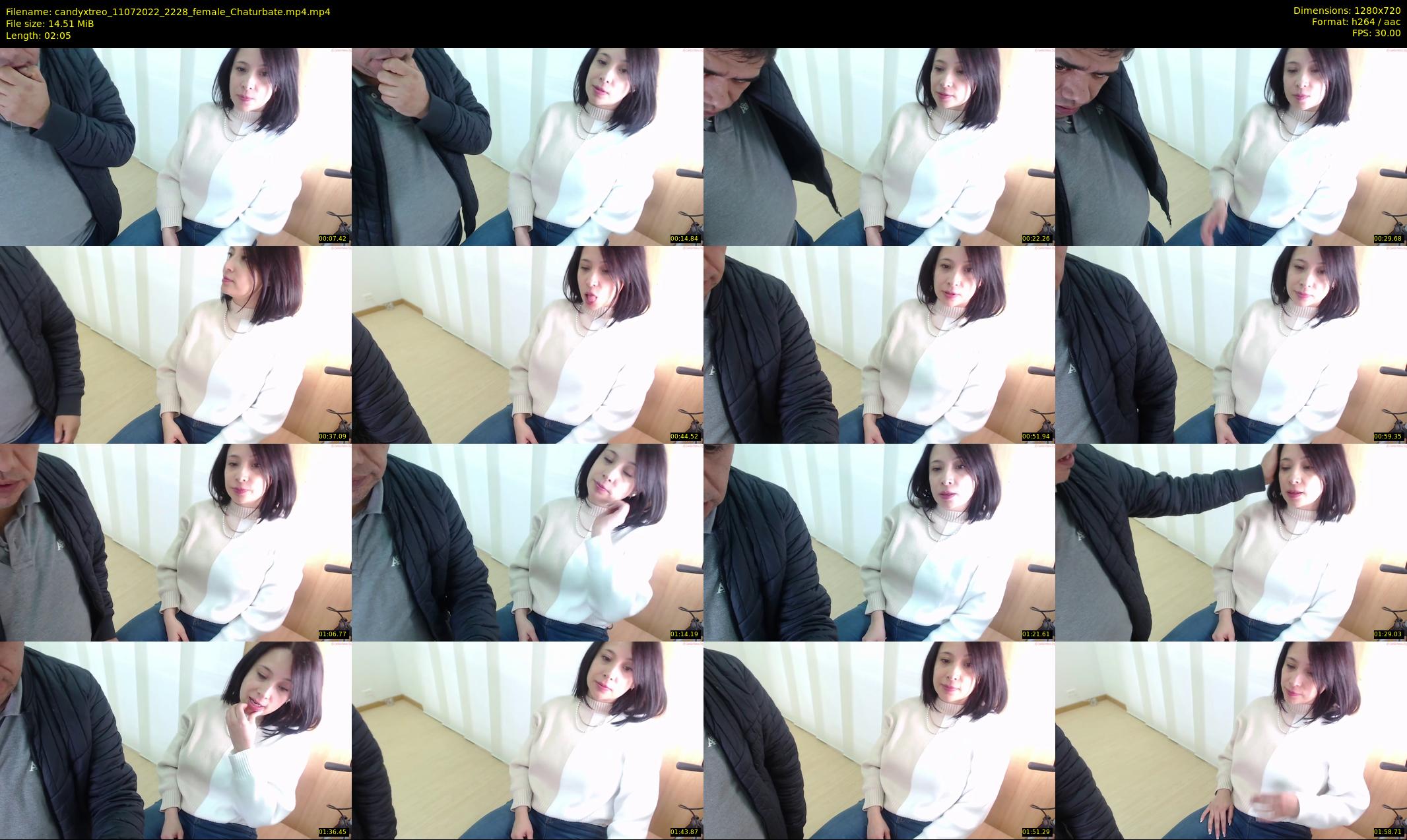 candyxtreo — 3 minute Chaturbate couple cam show recording, 720p, Jul 11, 2022
